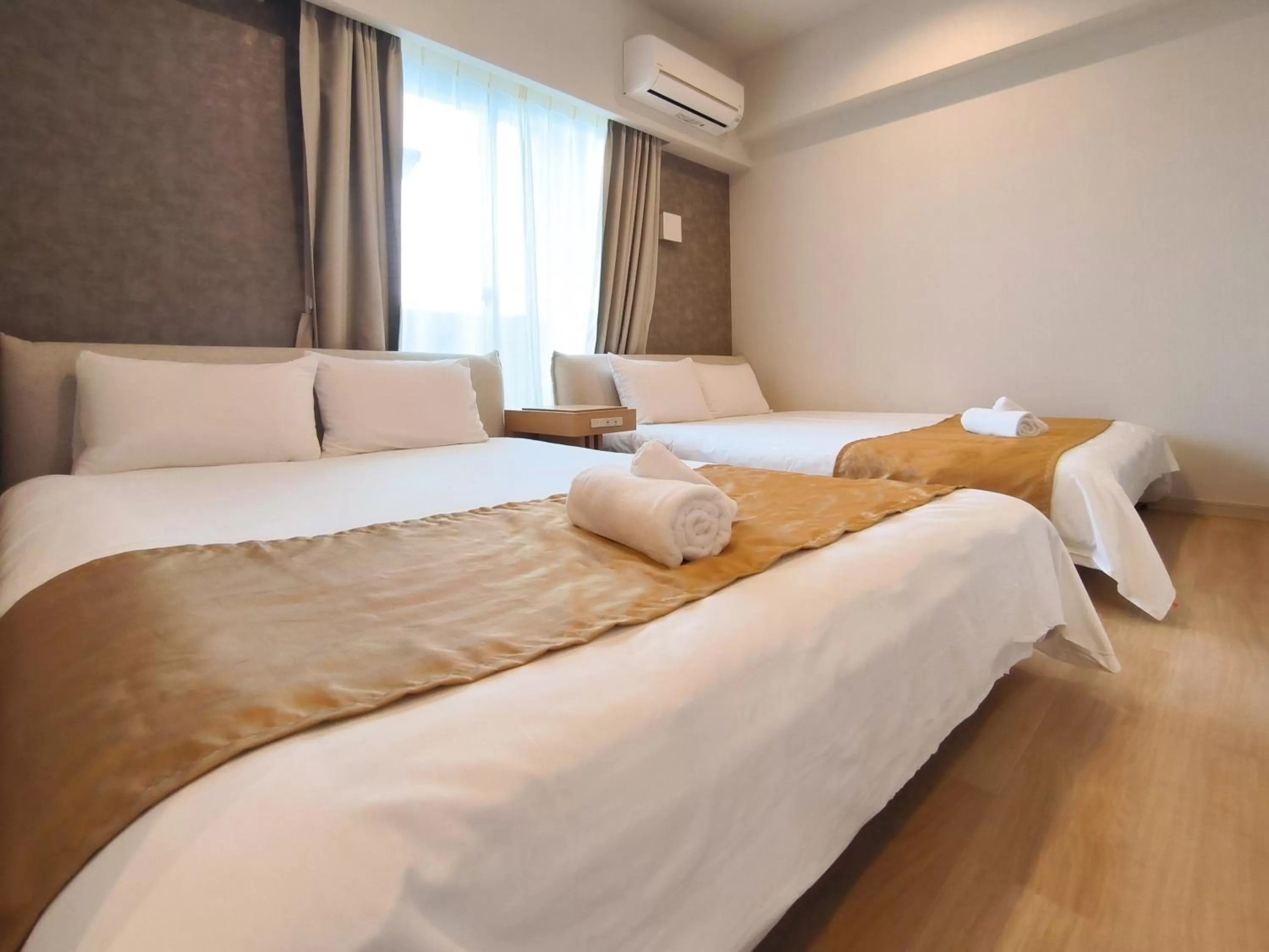 Bedroom, Bed in Ostay Vermillion Namba