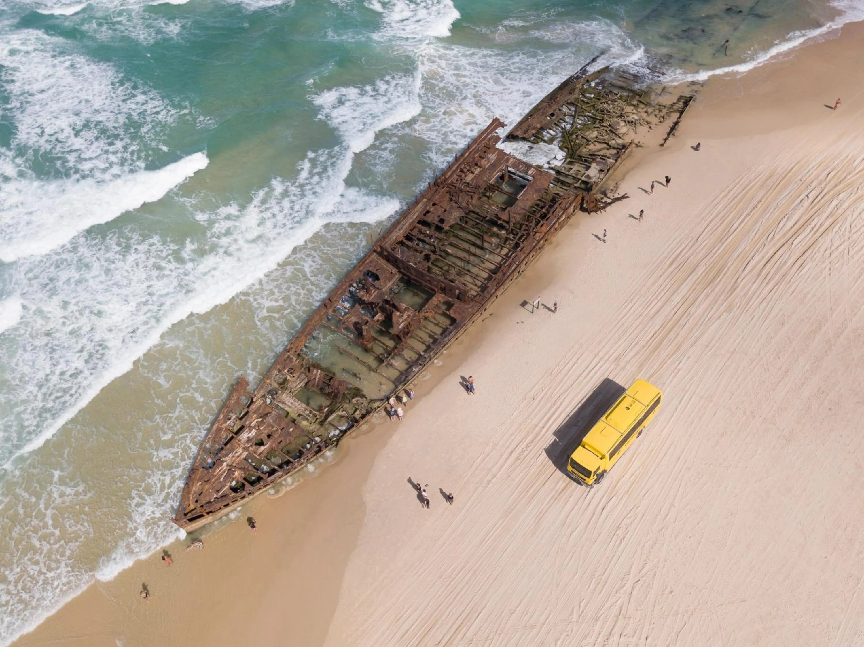 Bird's eye view in Colonial Village Resort