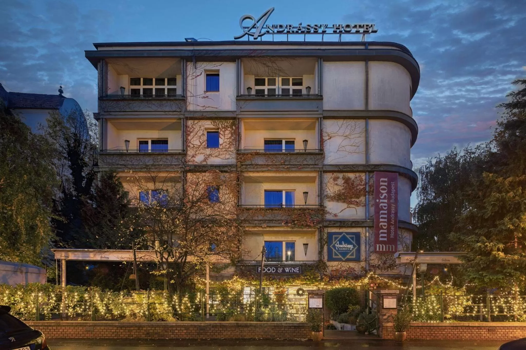 Property building in Mamaison Hotel Andrassy Budapest