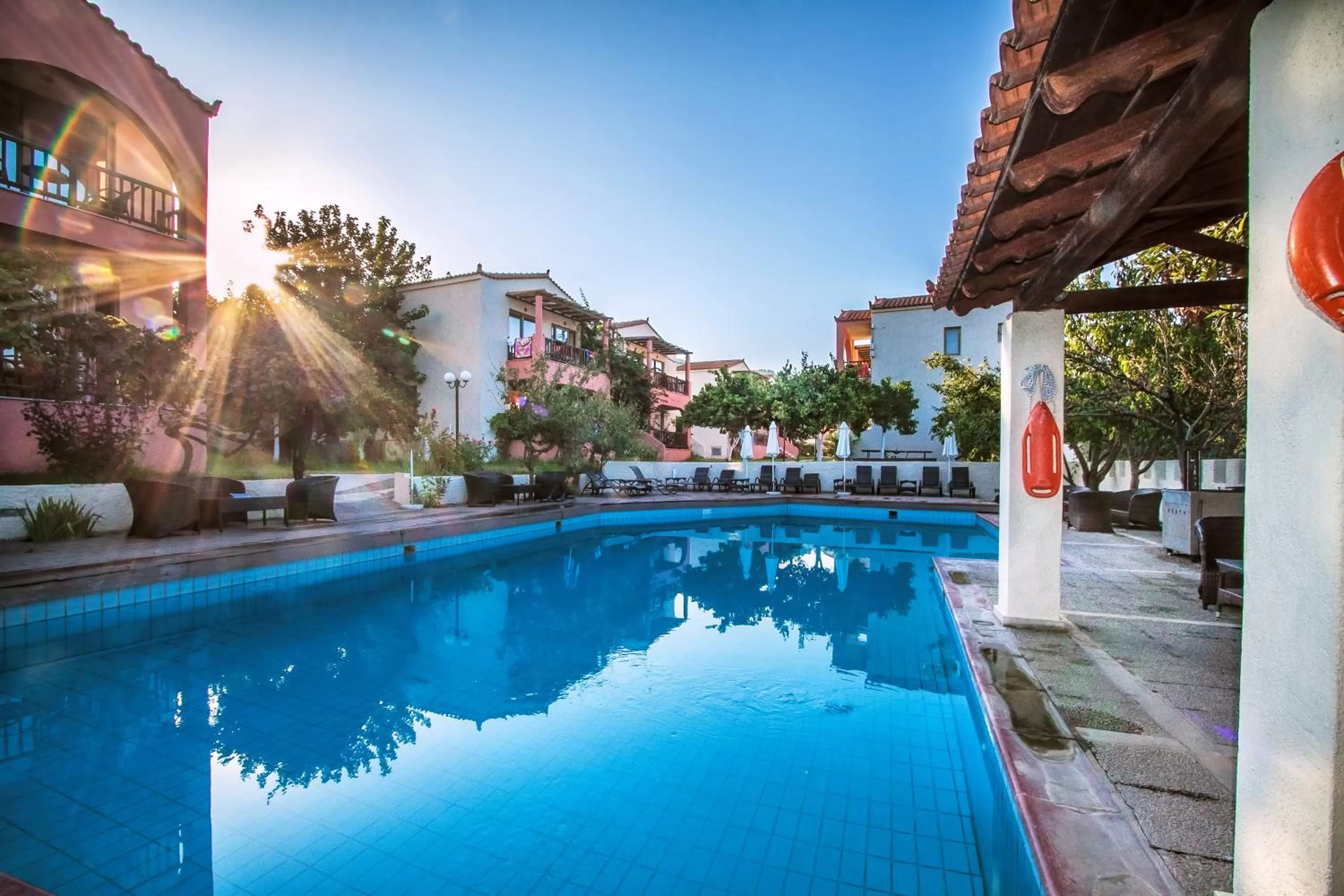 Swimming pool in Rigas Hotel Skopelos