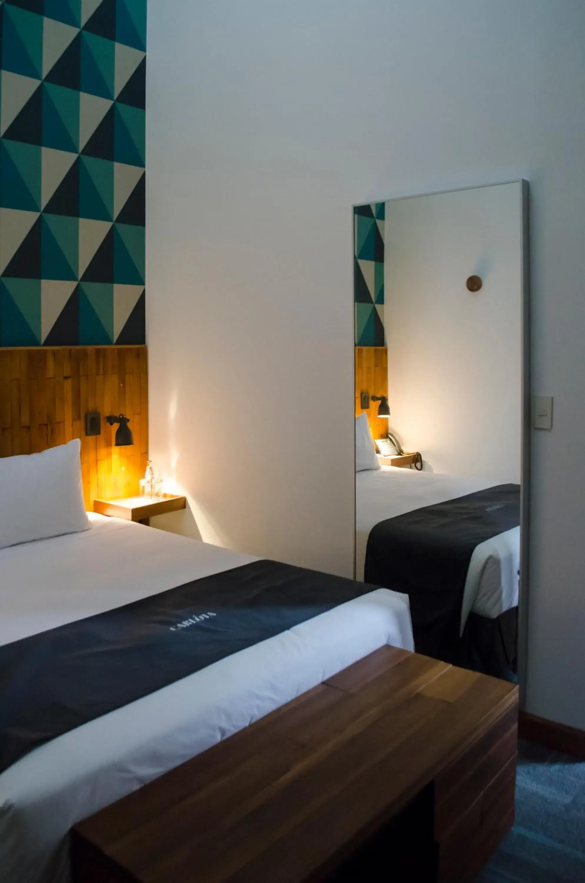 Bed in Carlota Sustainable Design Hotel