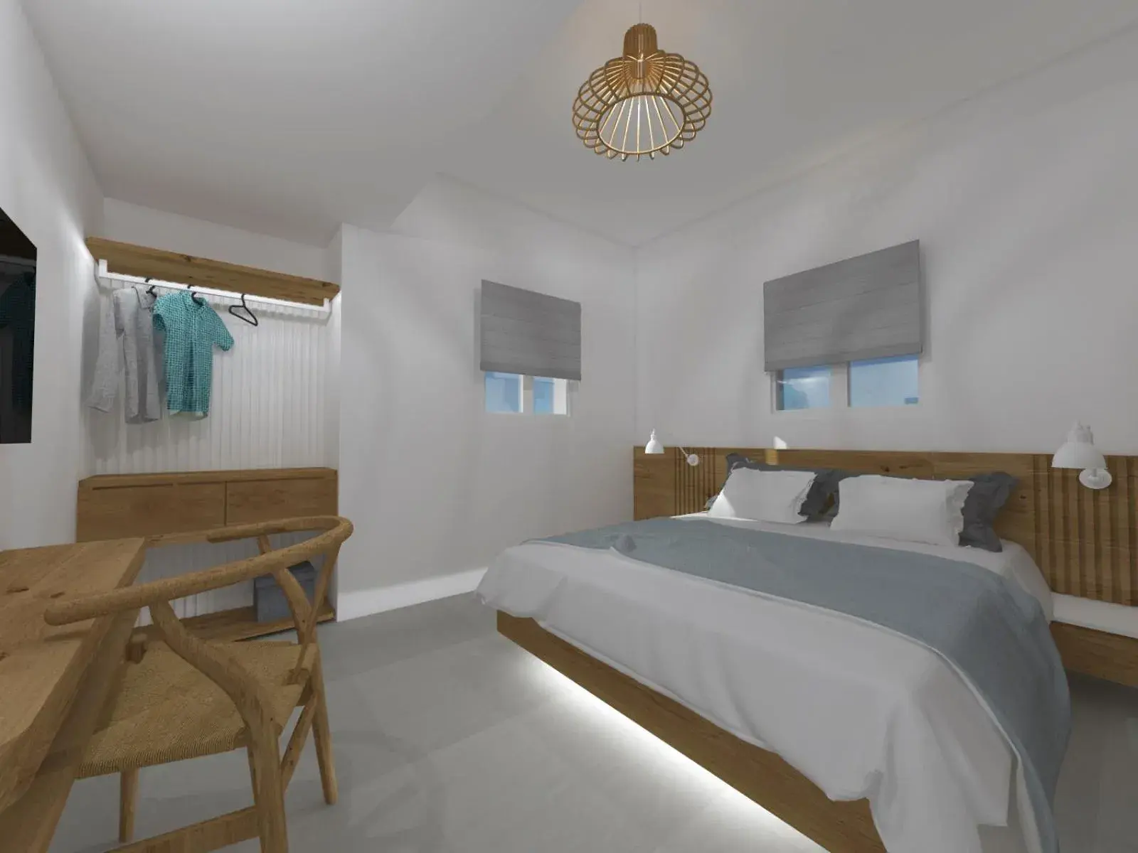 Bed in A Hotel Mykonos