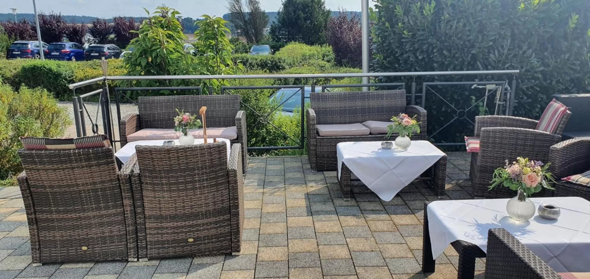 Balcony/Terrace in Landhotel Geiselwind