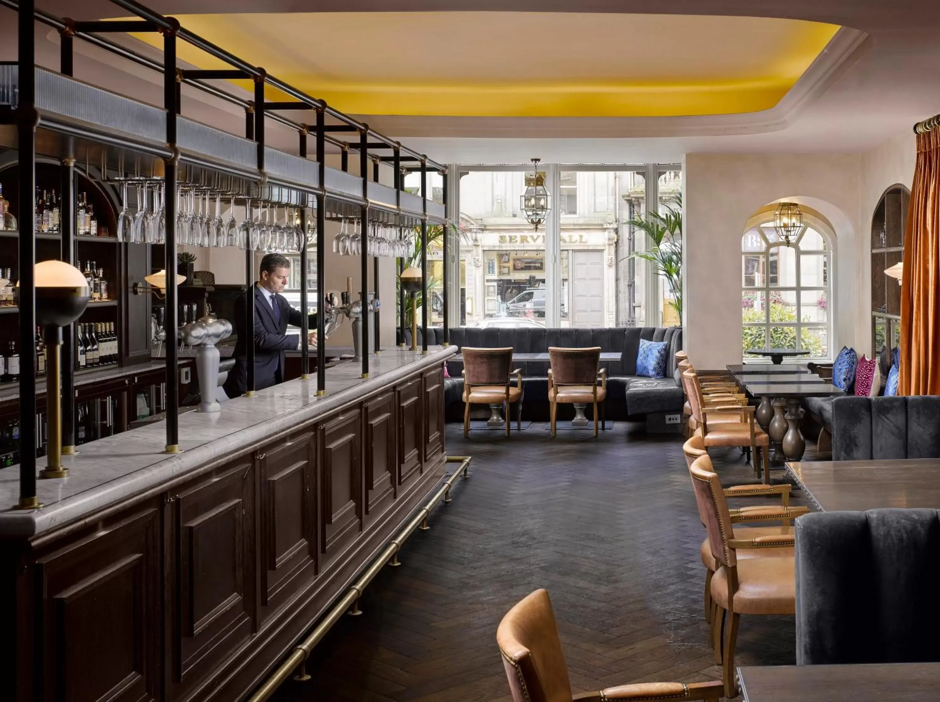 Lounge or bar, Restaurant/Places to Eat in InterContinental Hotels - Edinburgh The George, an IHG Hotel