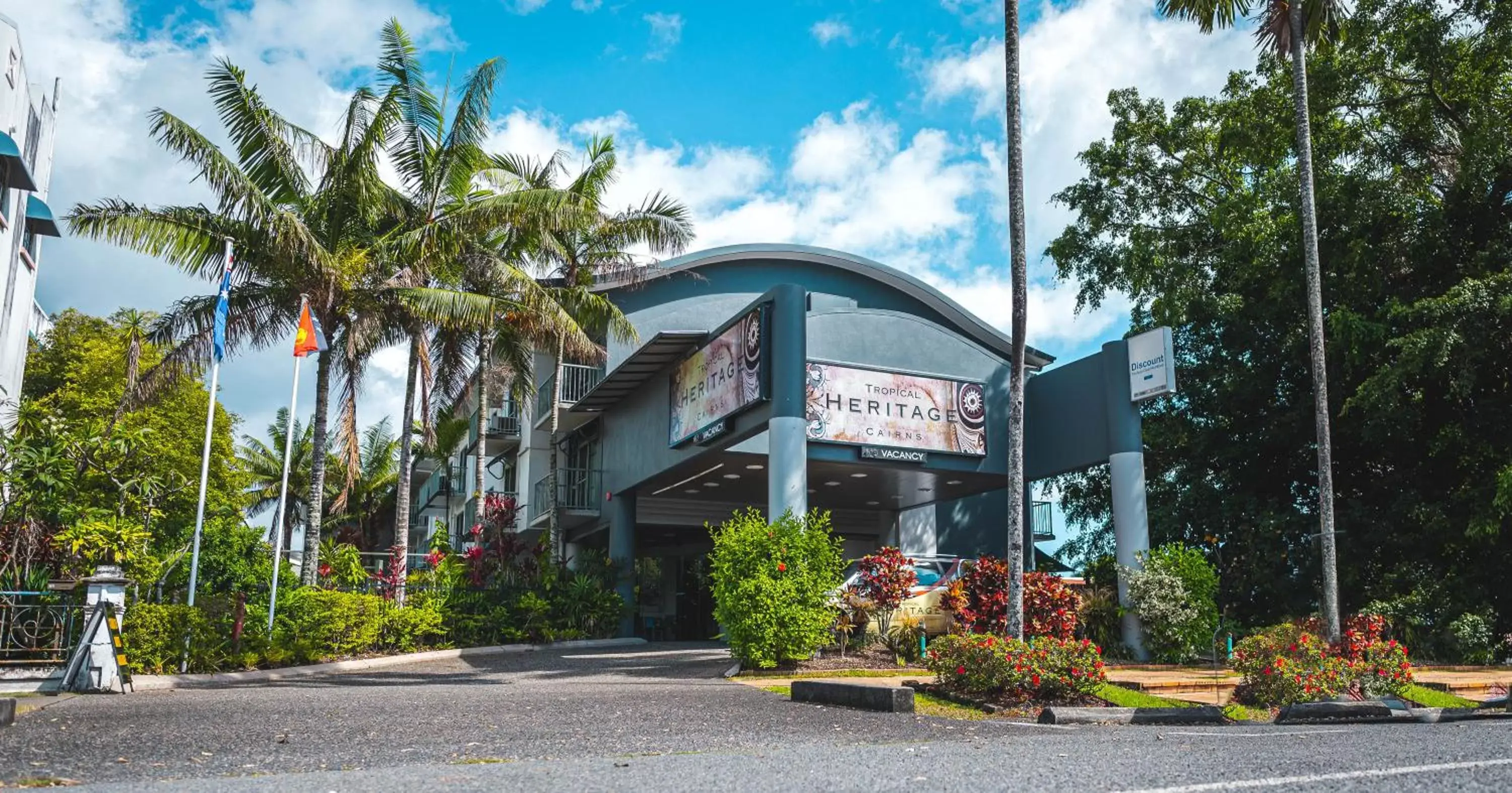 Facade/entrance, Property Building in Heritage Cairns Hotel