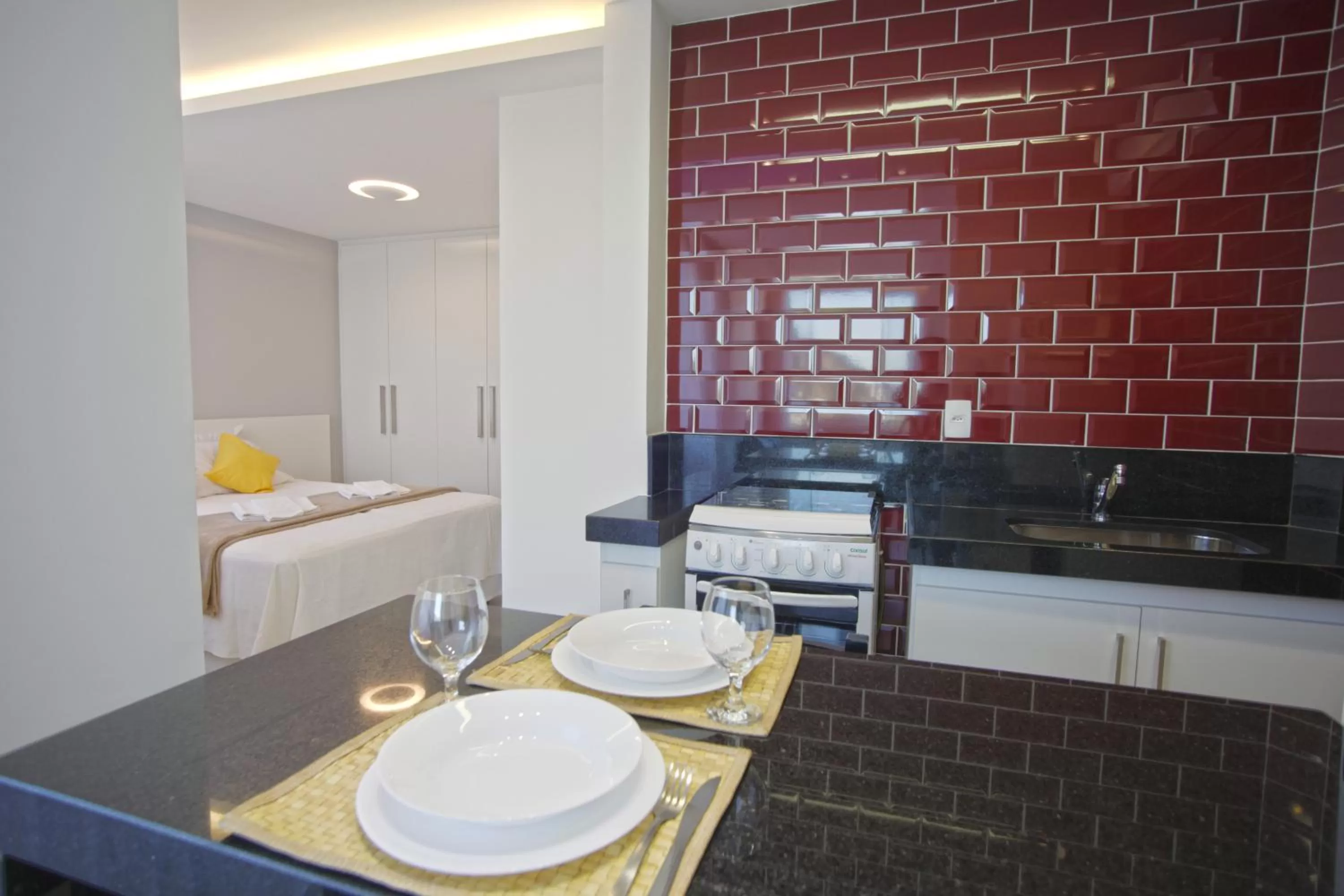 Bed in Sugar Loft Apartments