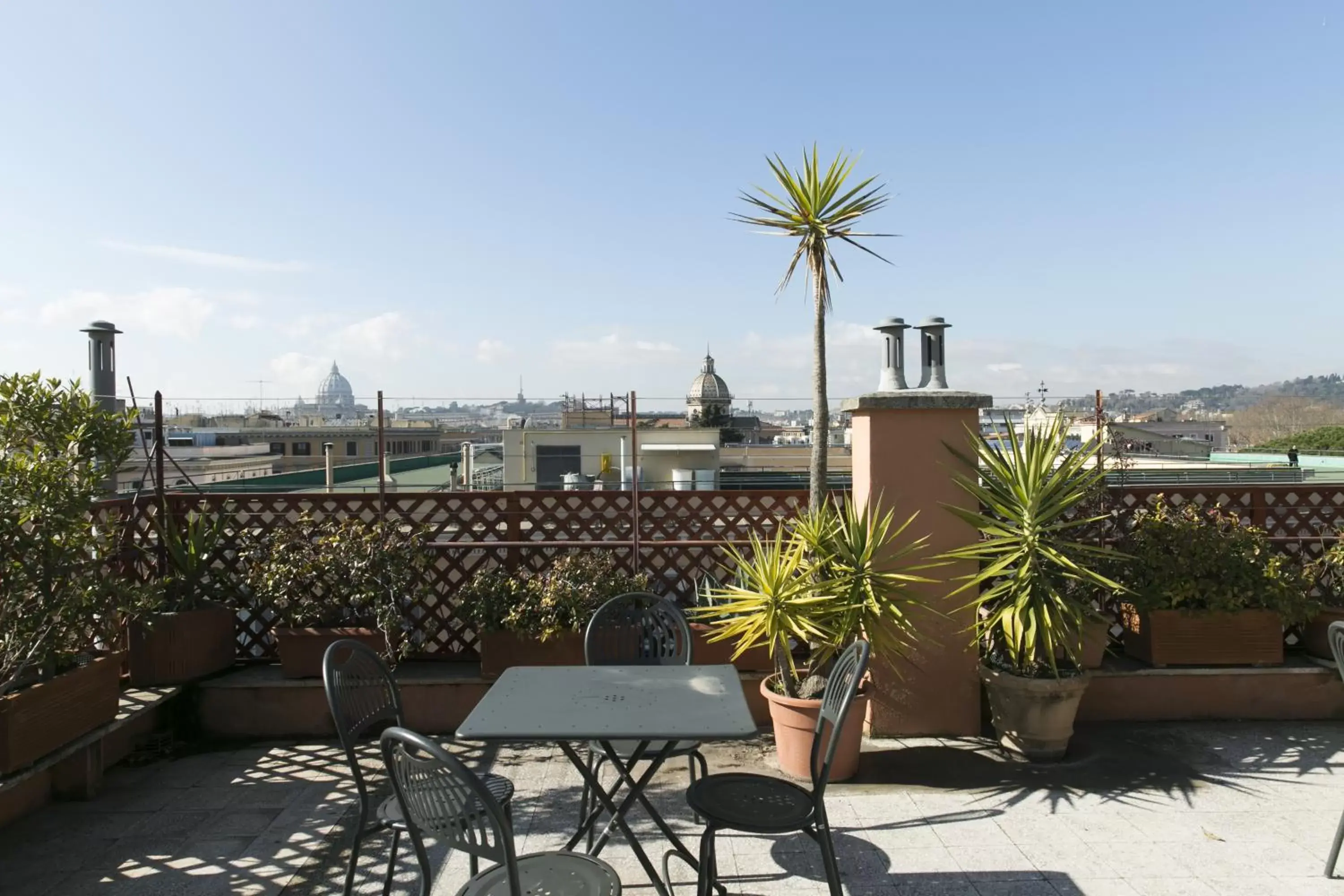 Balcony/Terrace in Hotel Casa Valdese Roma