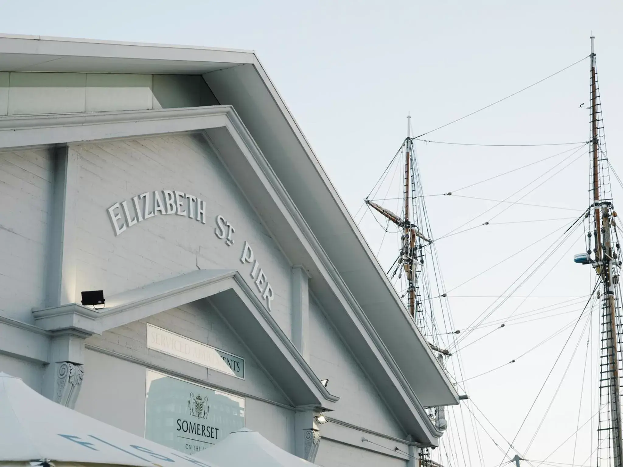 Facade/entrance, Property Building in Somerset on the Pier Hobart