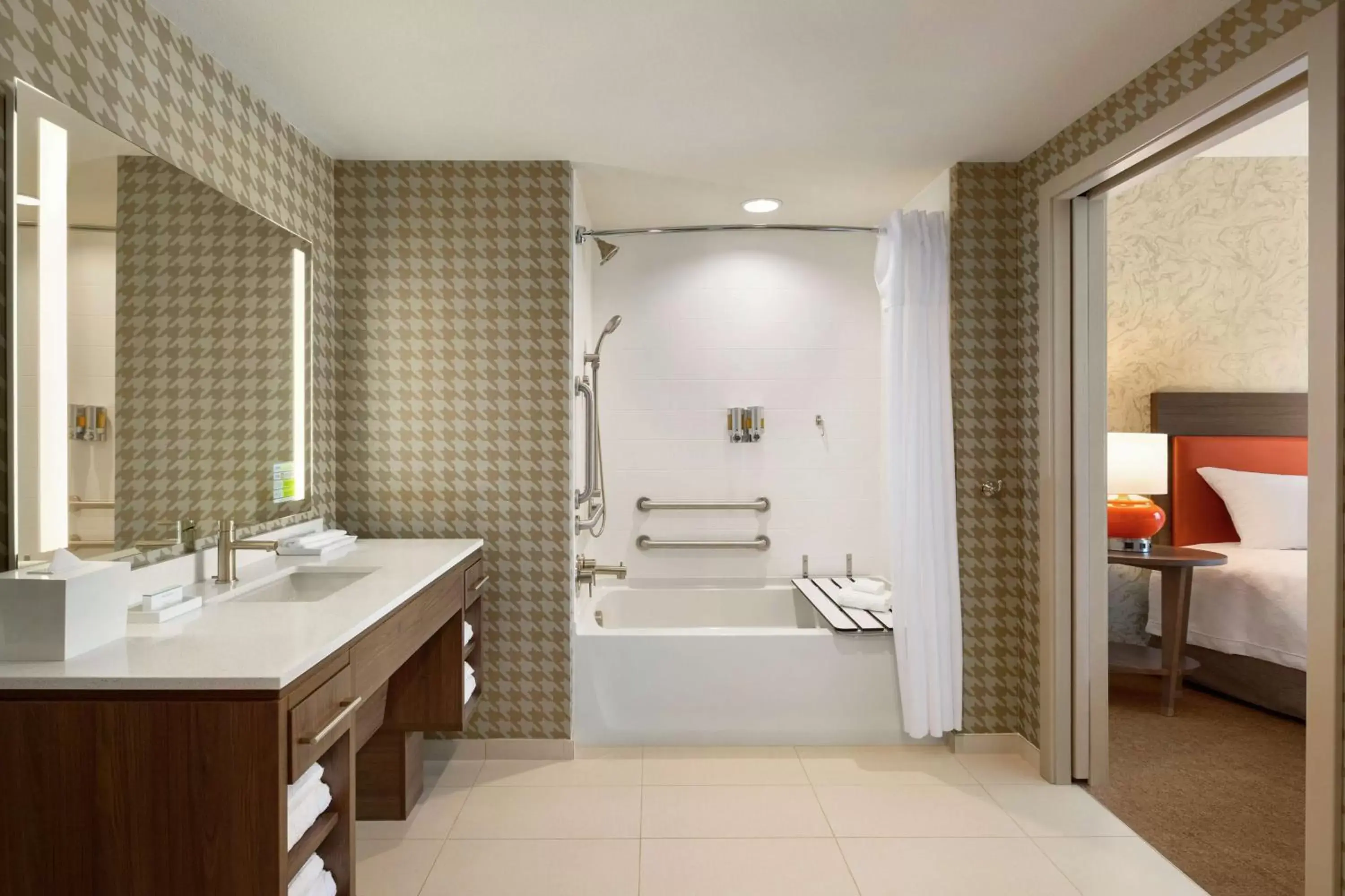 Bathroom in Home2 Suites By Hilton Frederick