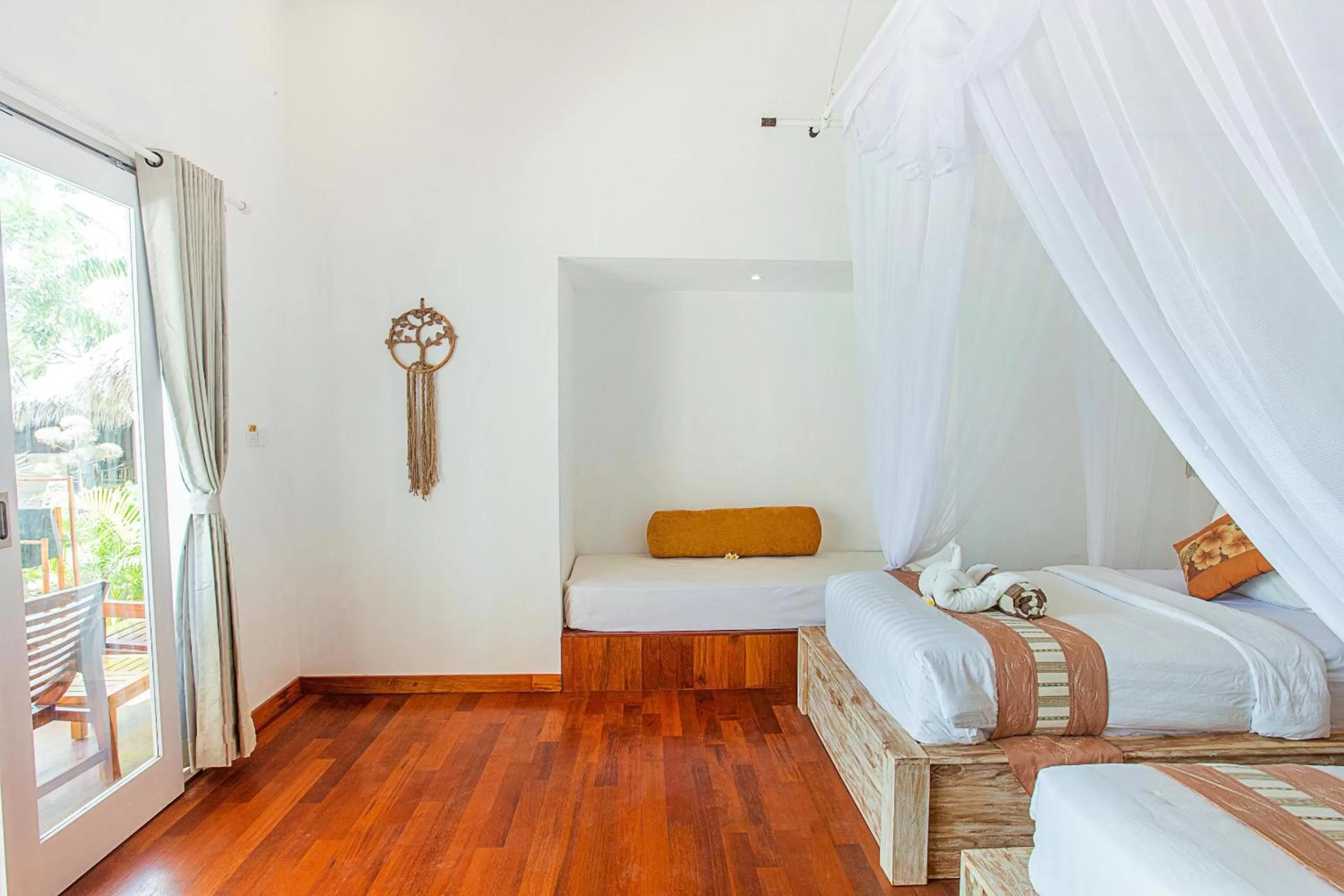 Bed in Sanghyang Bay Villas