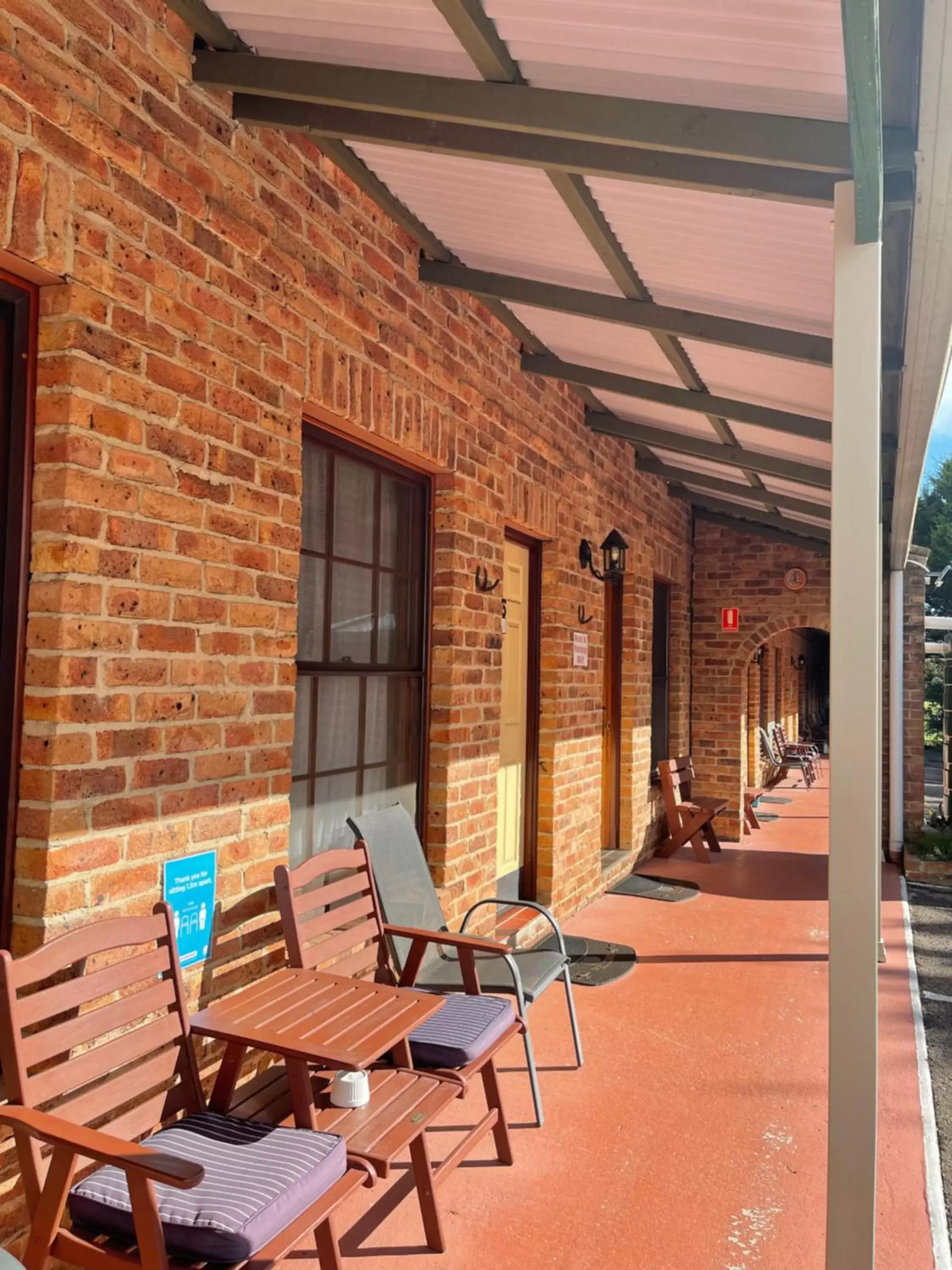 Patio in Sandstock Motor Inn Armidale