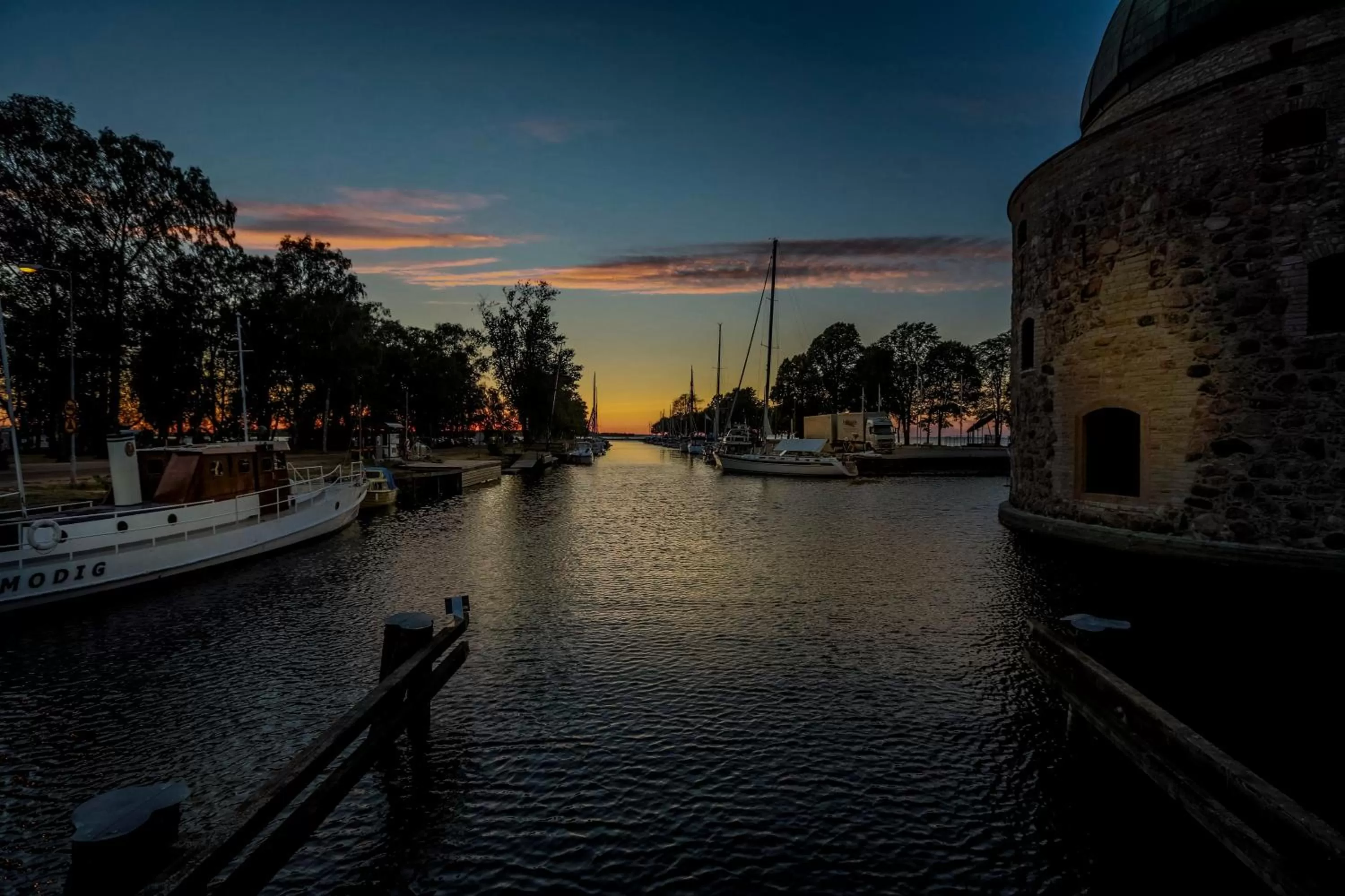Sunset in Vadstena Klosterhotell Konferens & Spa