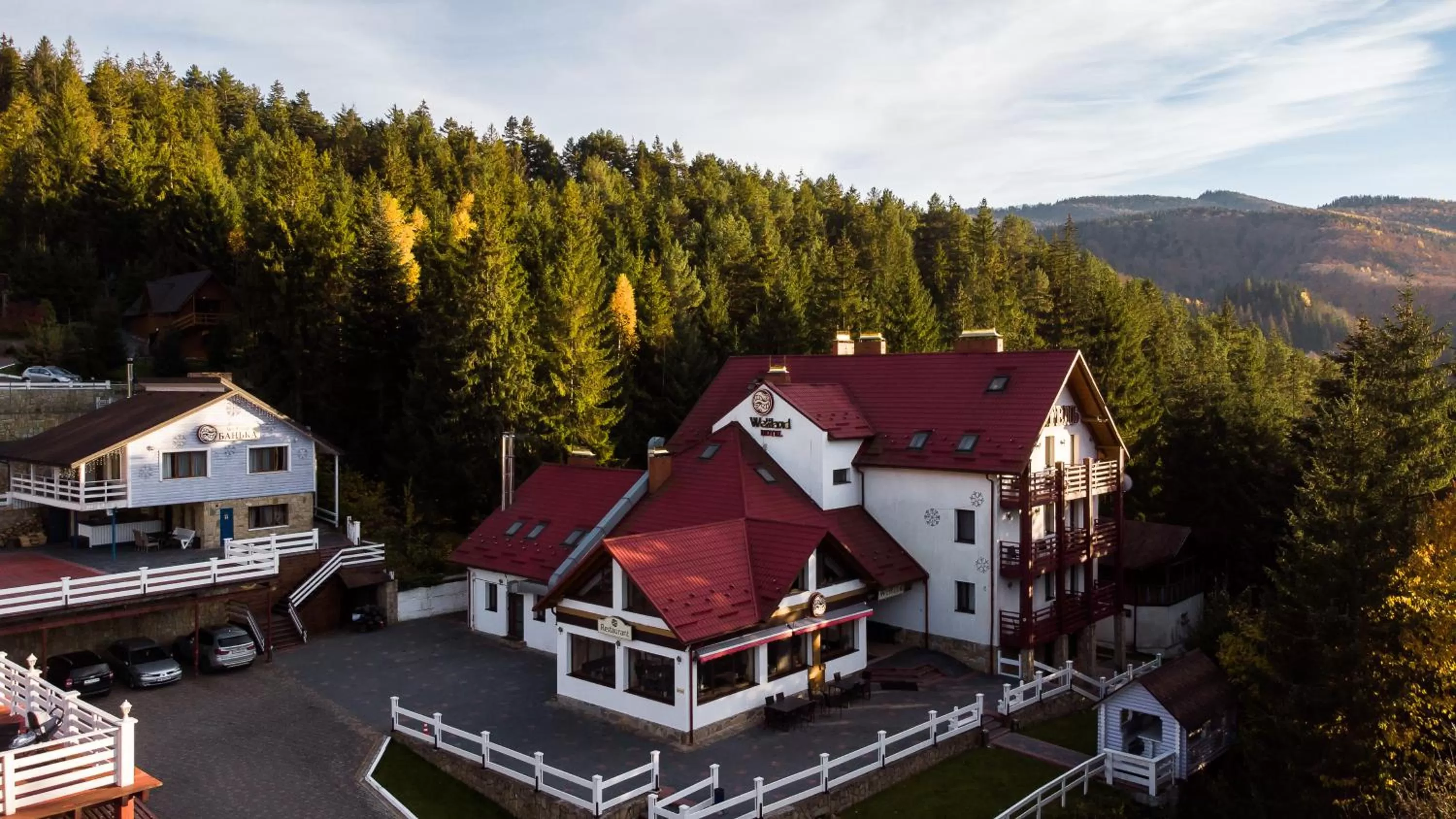 Property building, Bird's-eye View in Wellland Hotel