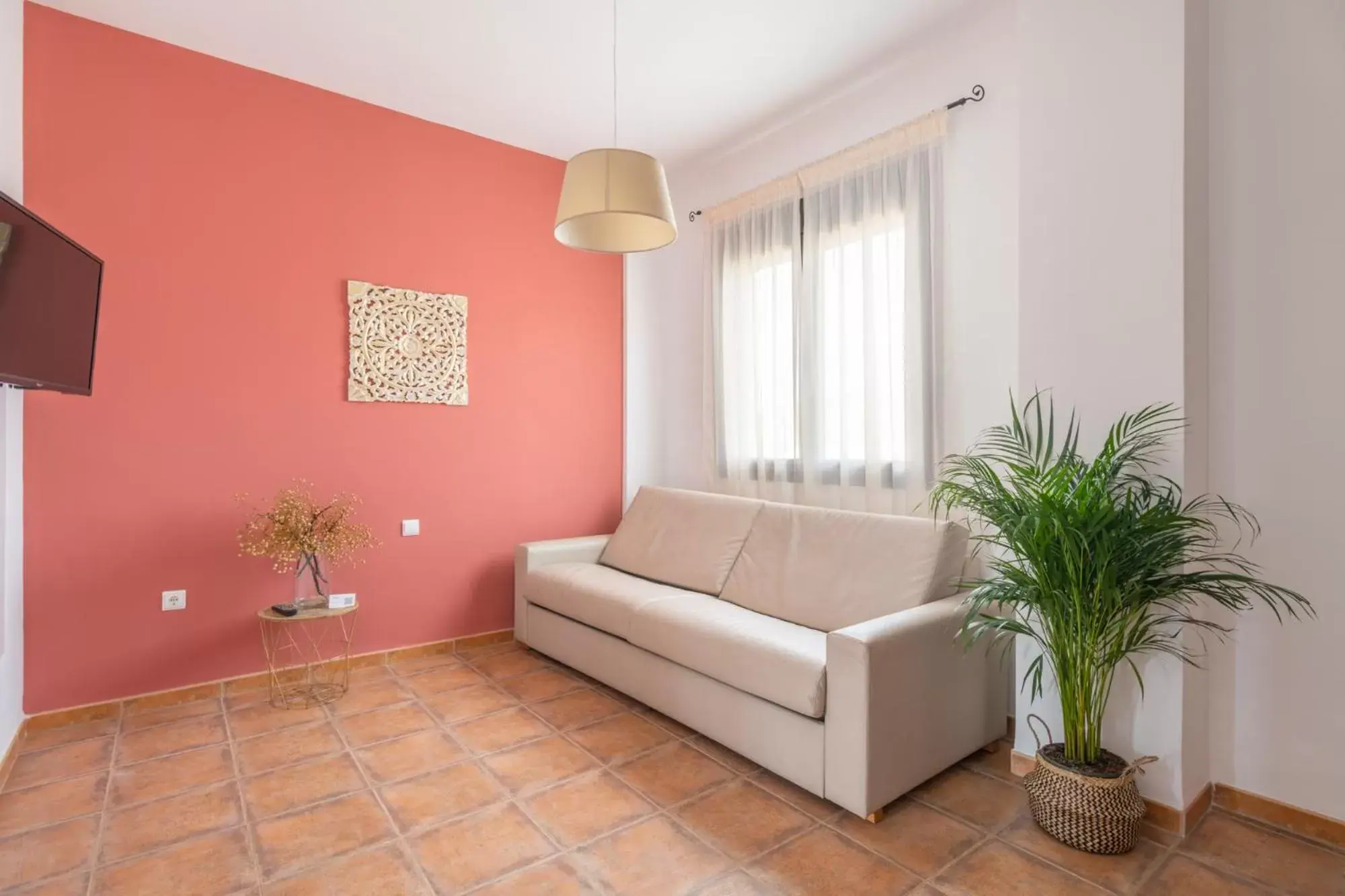 TV and multimedia, Seating Area in Hotel Rural El Castillejo