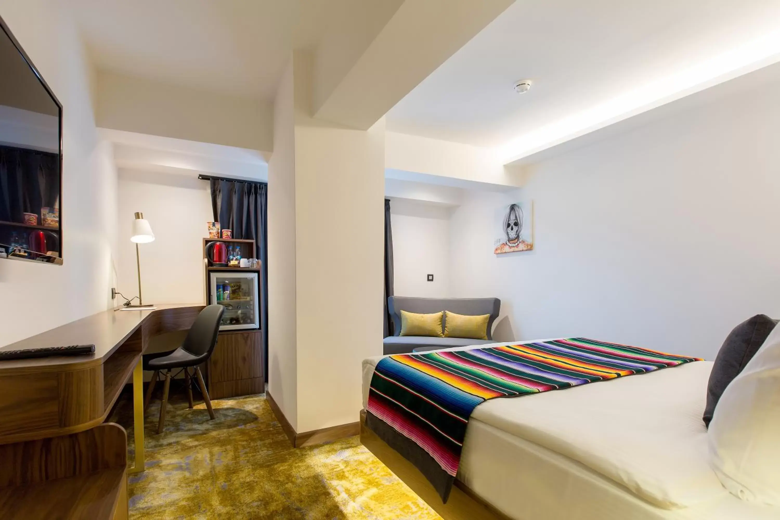 Bedroom, Bed in Hay Hotel Alsancak