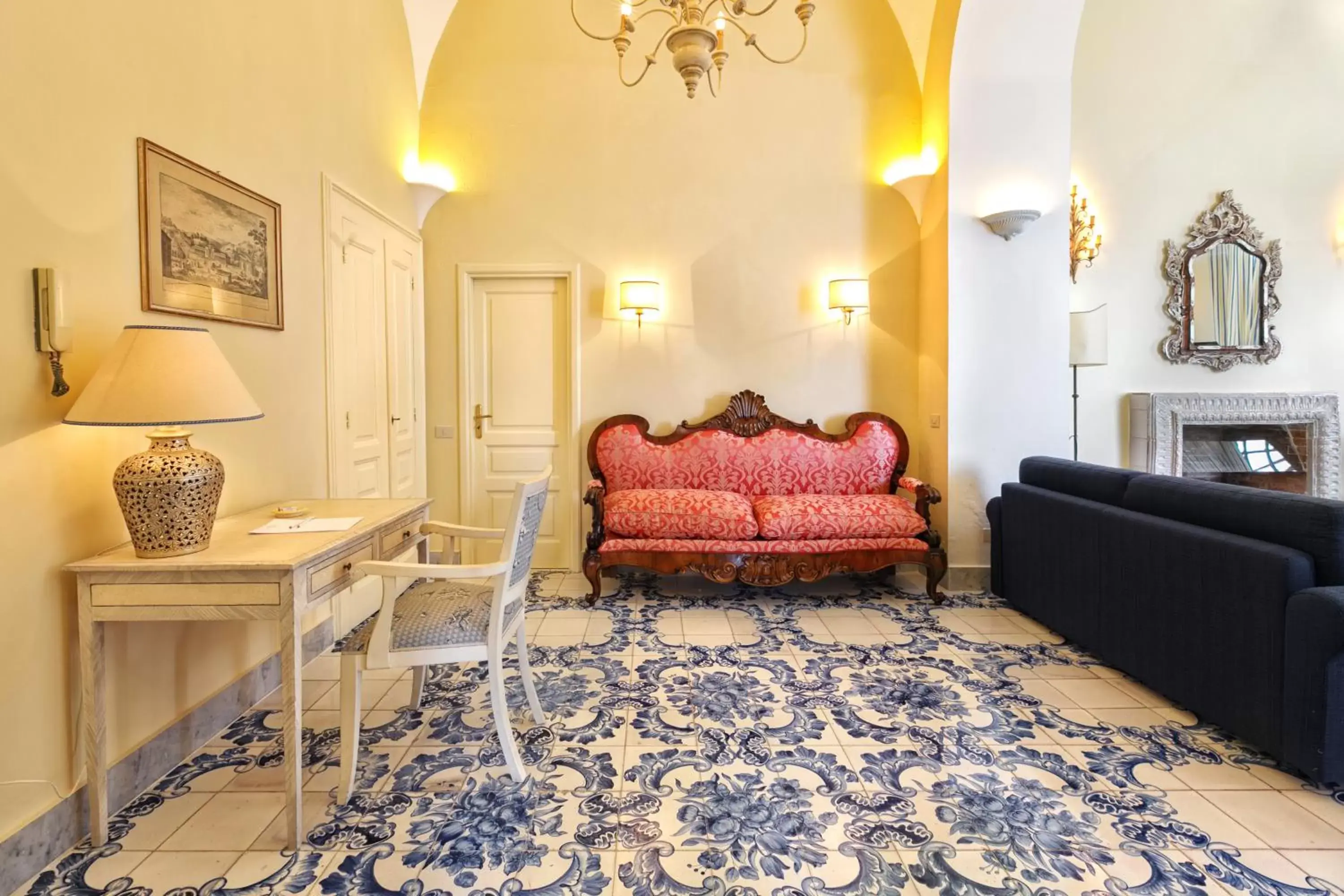 Living room, Seating Area in Palazzo Margherita