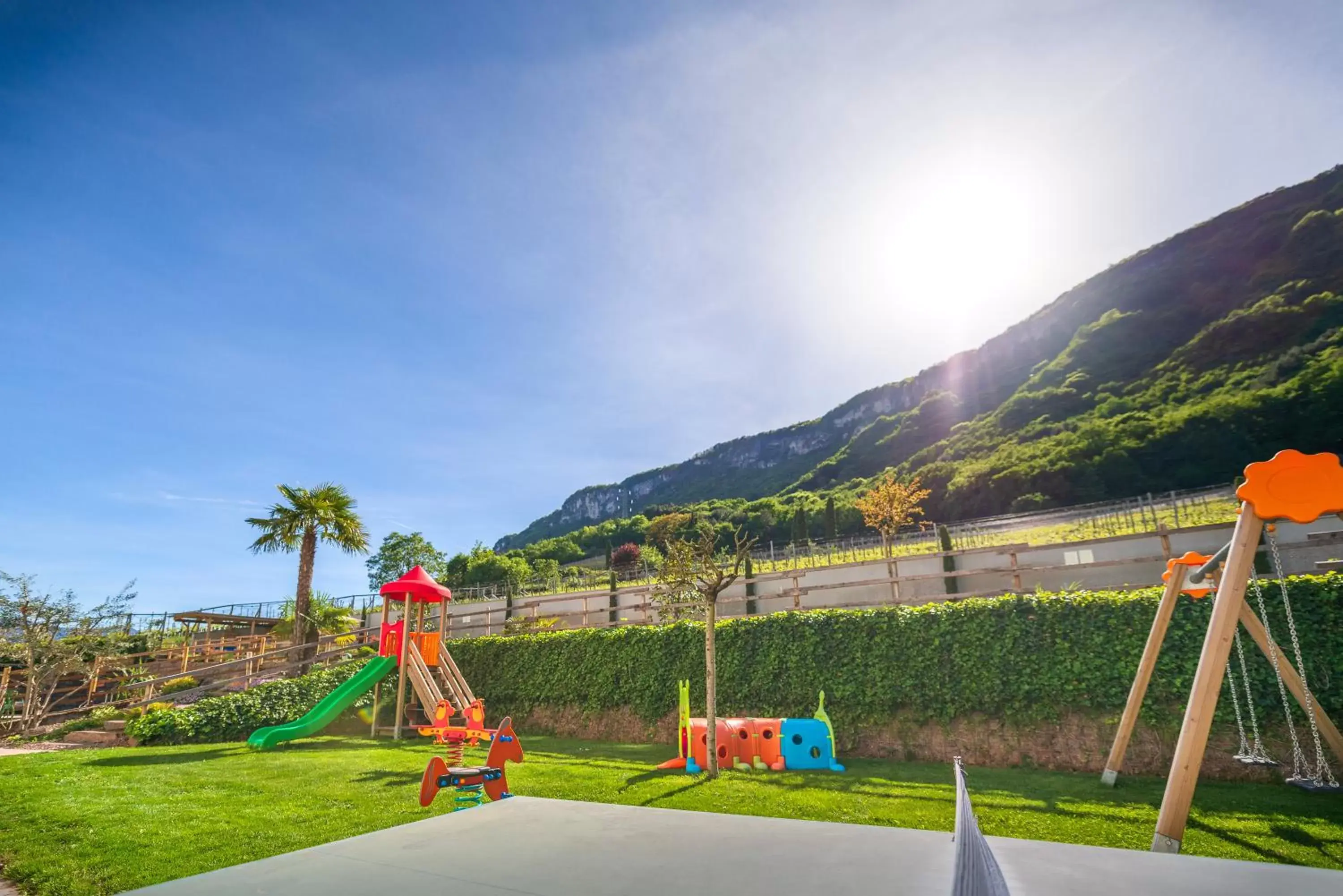 Children play ground, Children's Play Area in Residence Garni Hotel Vineus