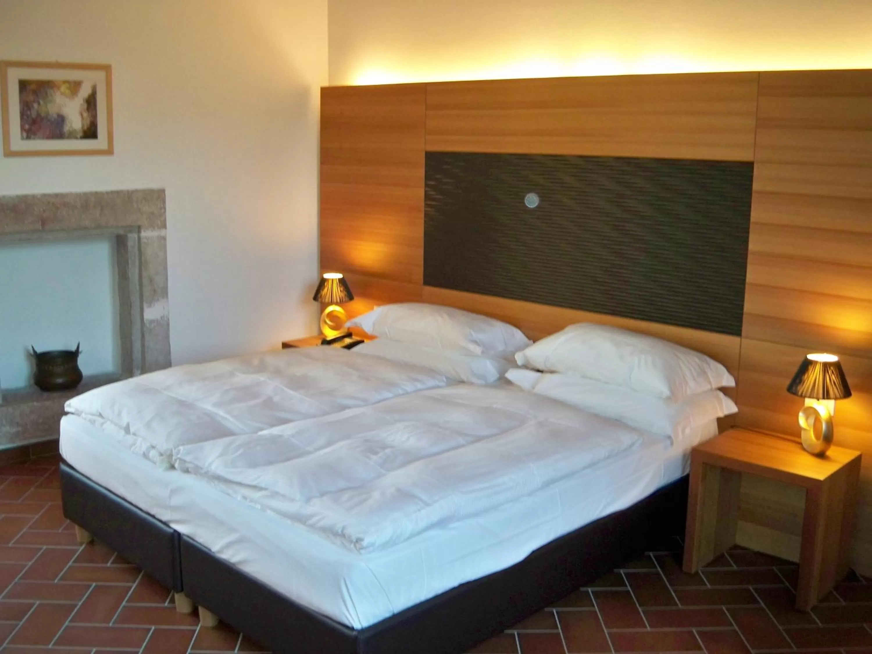 Bed in Relais Palazzo Lodron