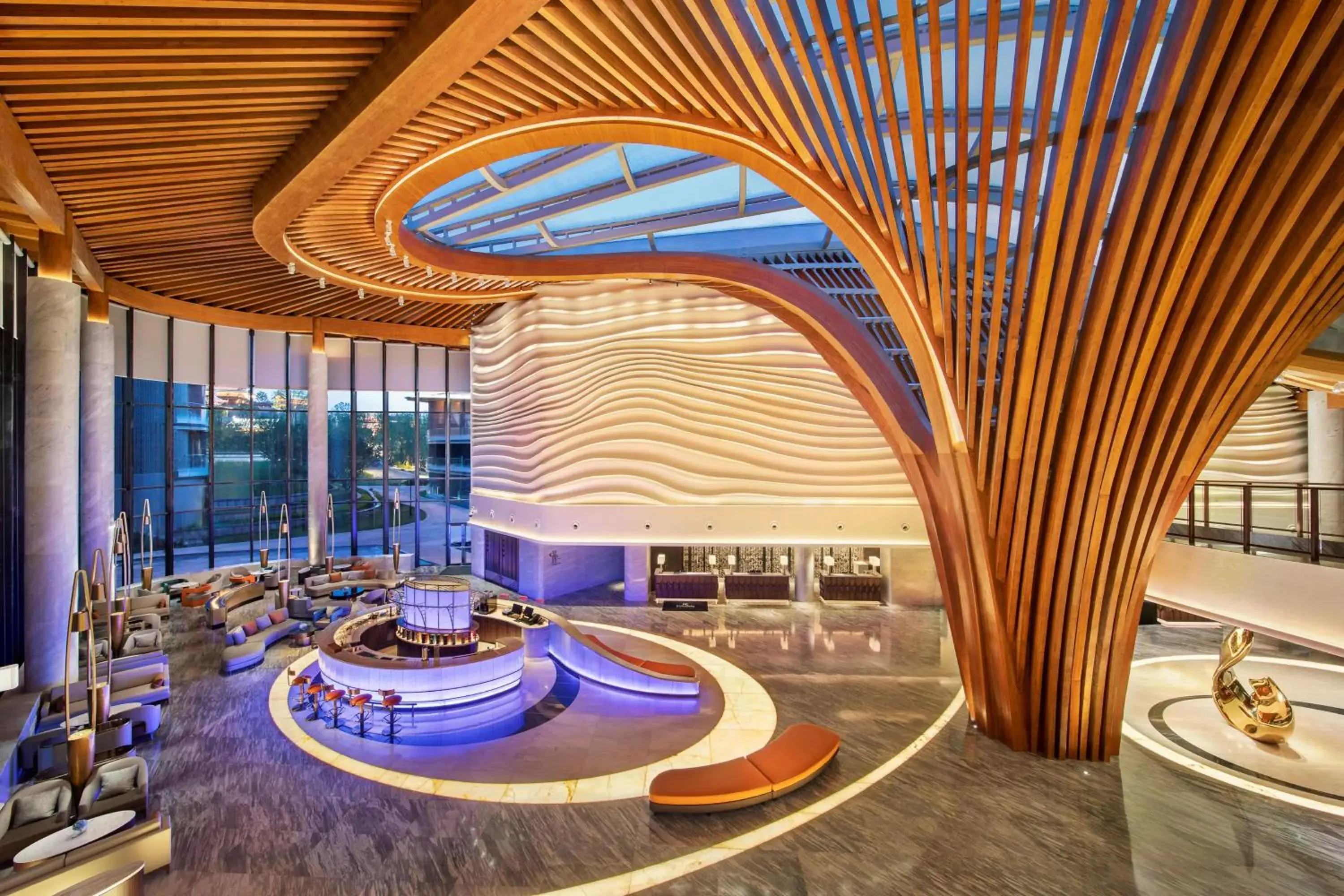 Lobby or reception in Radisson Collection Resort Nanjing