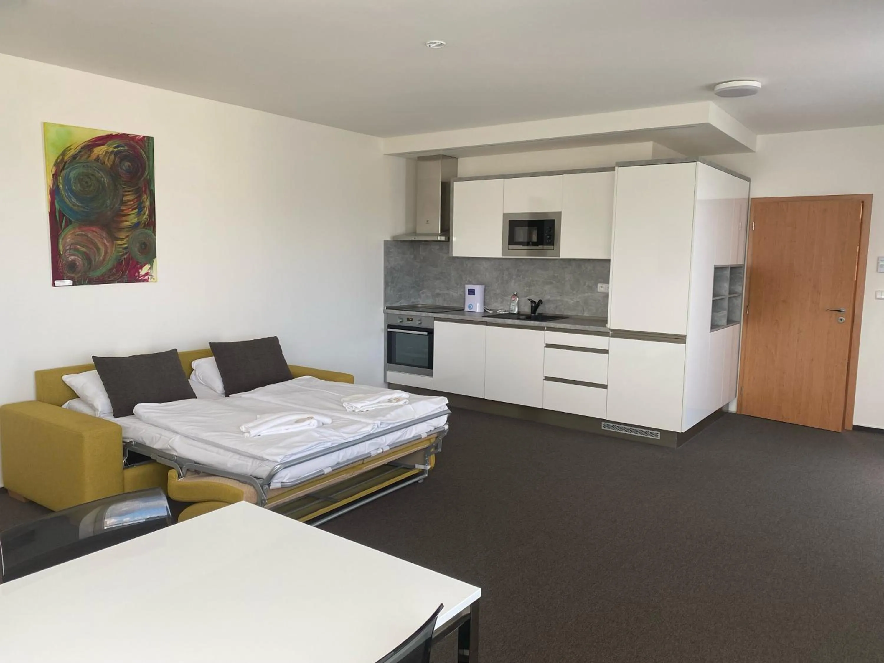 Kitchen or kitchenette in Hotel Rakovec