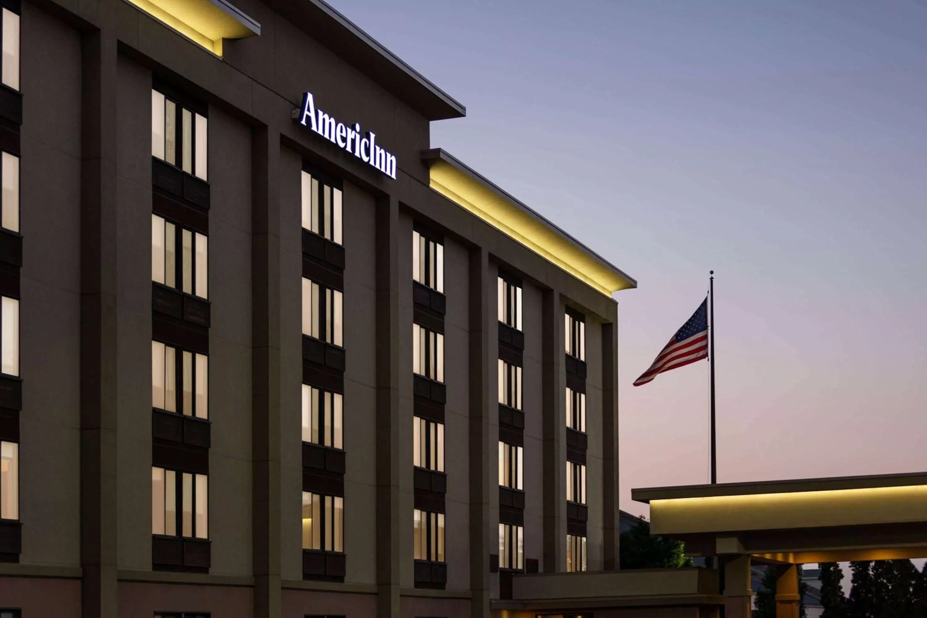 Property building in AmericInn by Wyndham Madison West