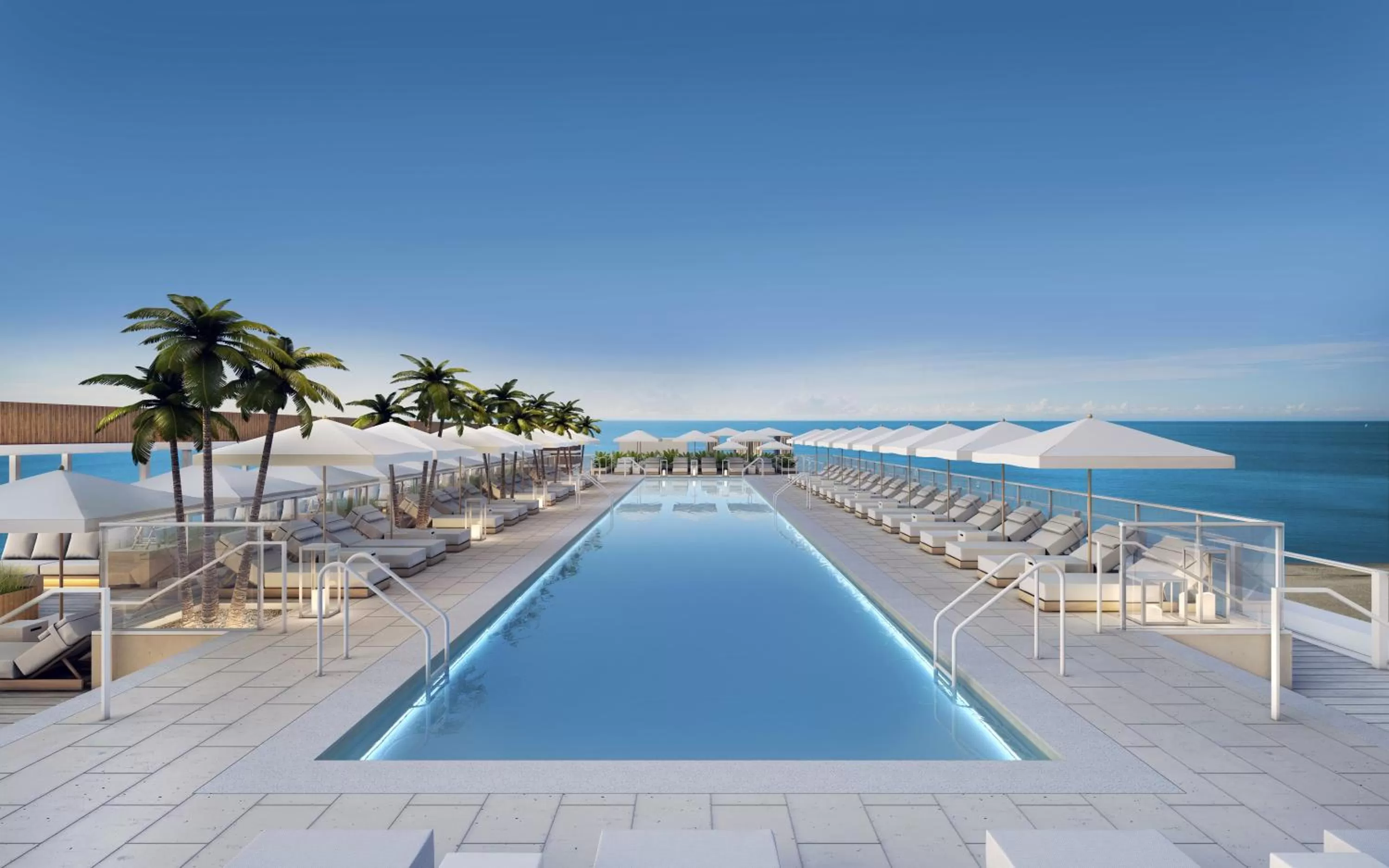 Swimming pool in 1 Hotel South Beach