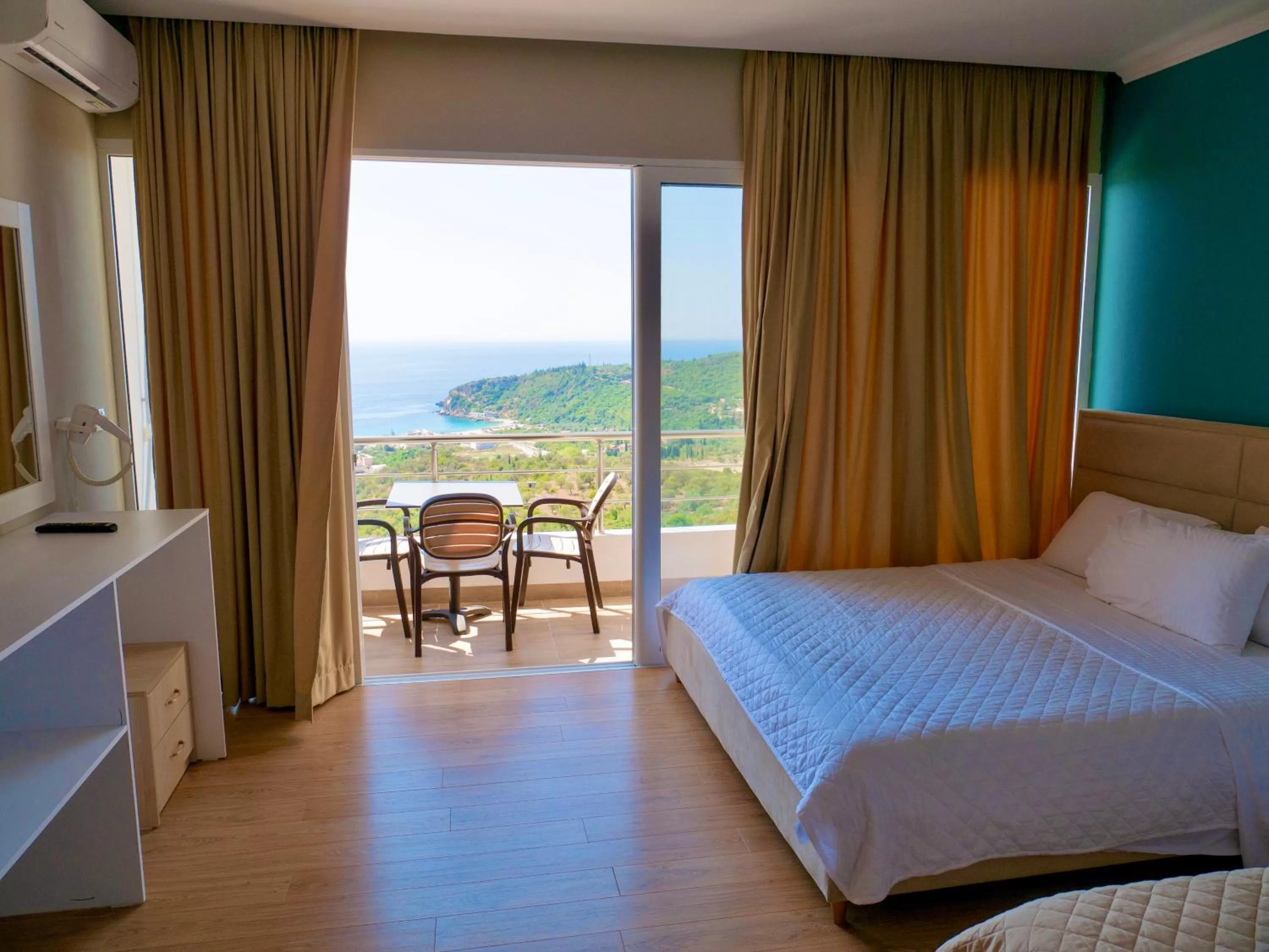 Superior Triple Room with Sea View in Aphrodite's Garden