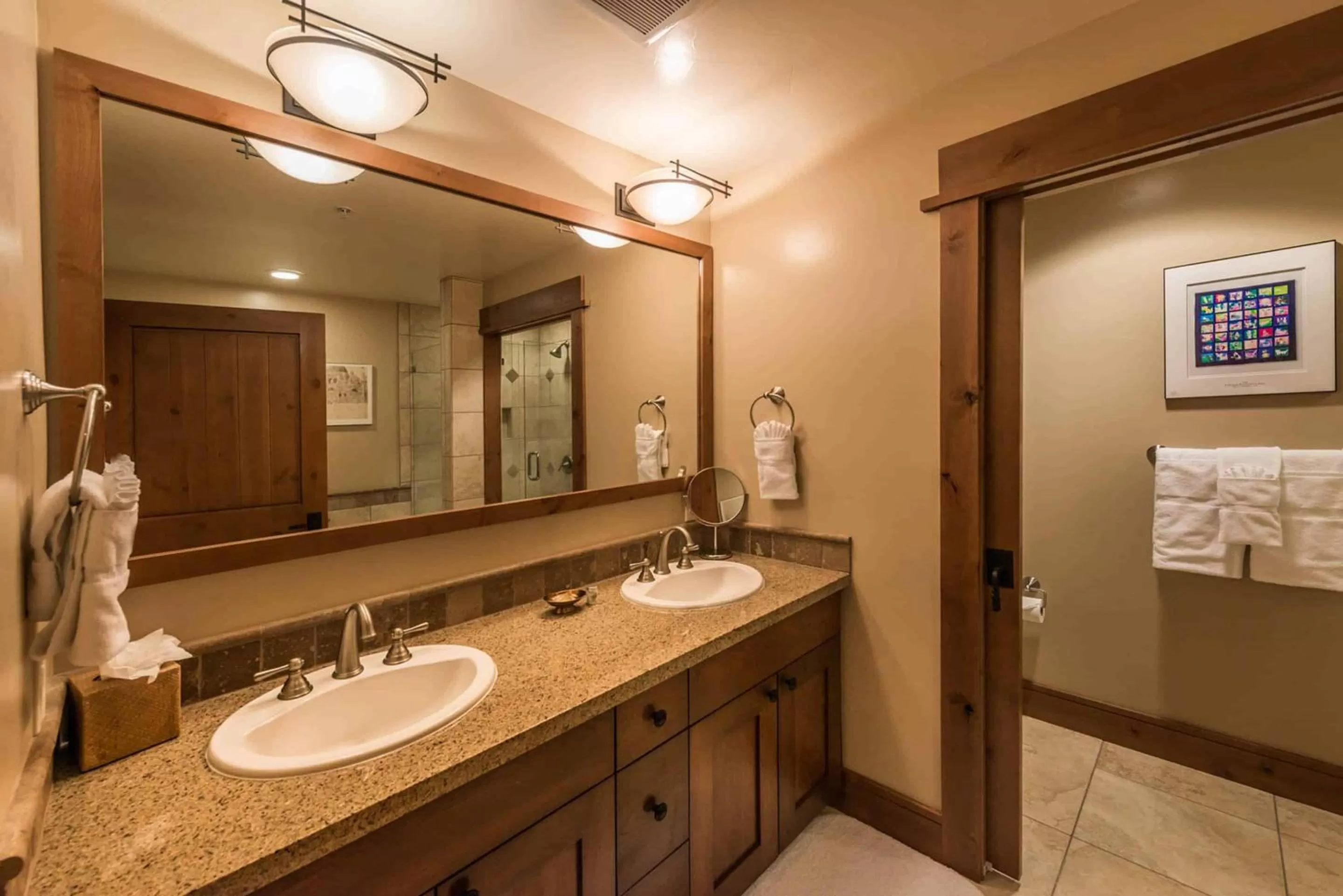 Bathroom in East West Hospitality at Tahoe