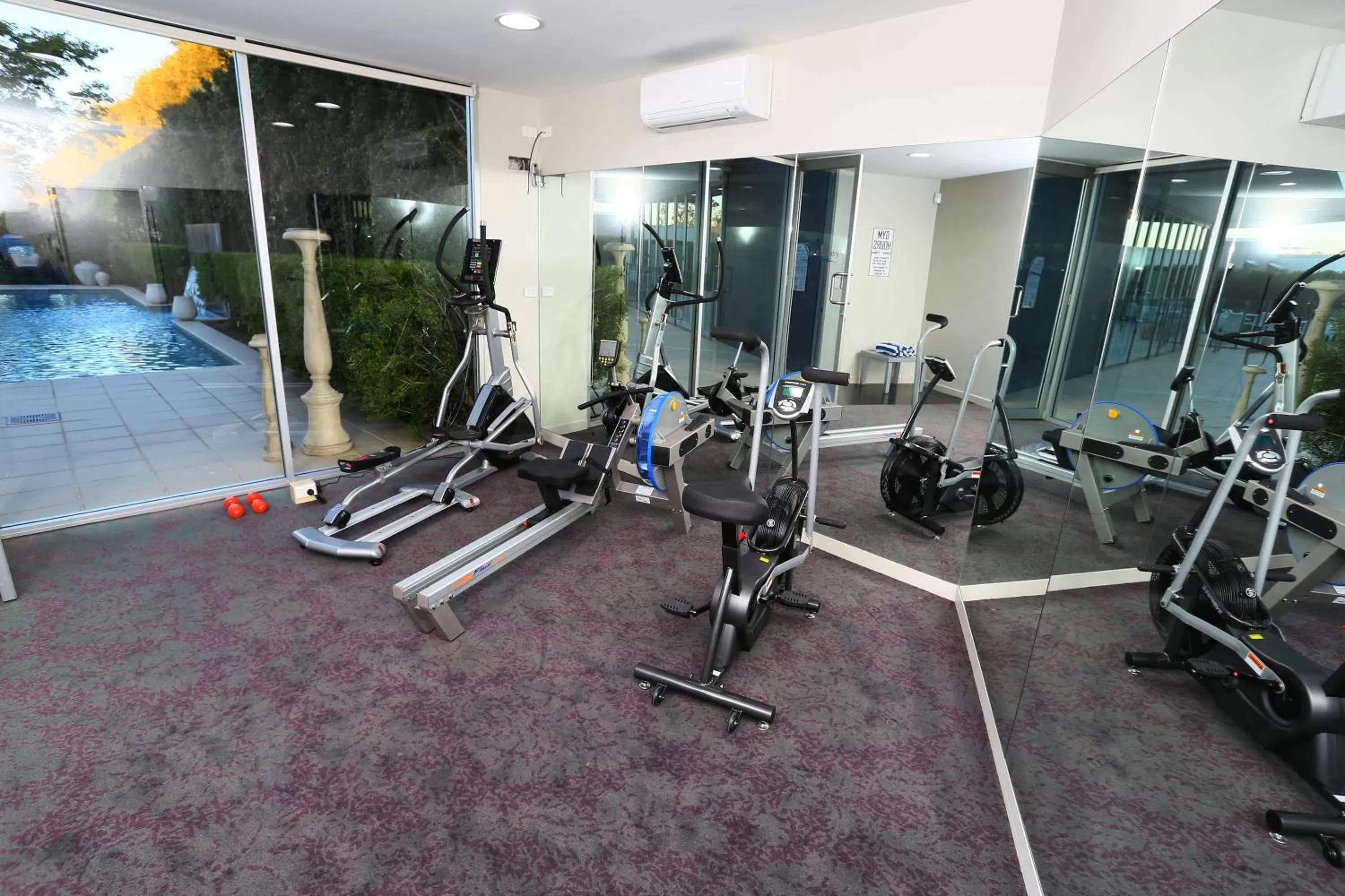 Fitness centre/facilities in Springfield Lakes Boutique Hotel