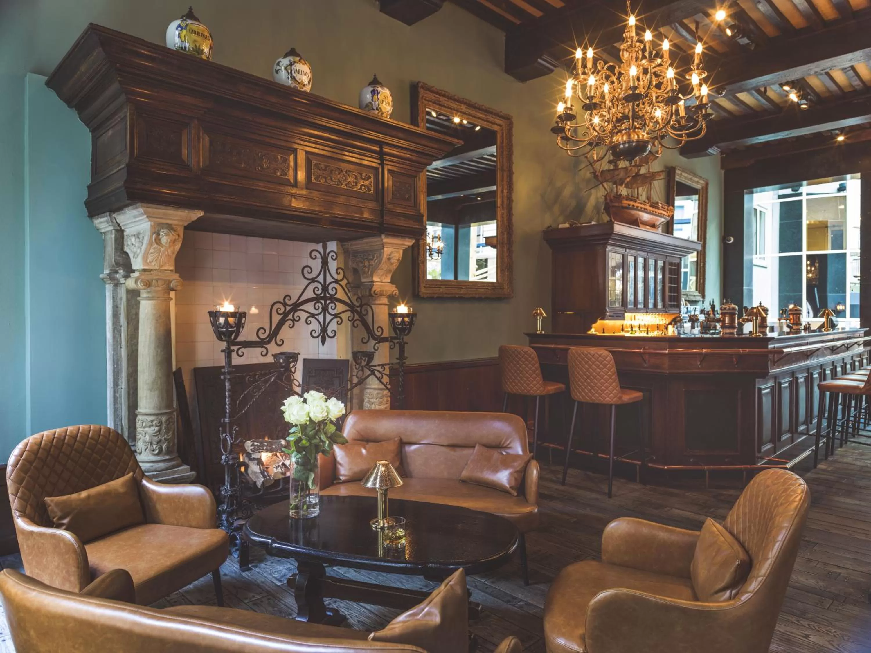 Lounge or bar in Radisson Blu Hotel, Amsterdam City Center