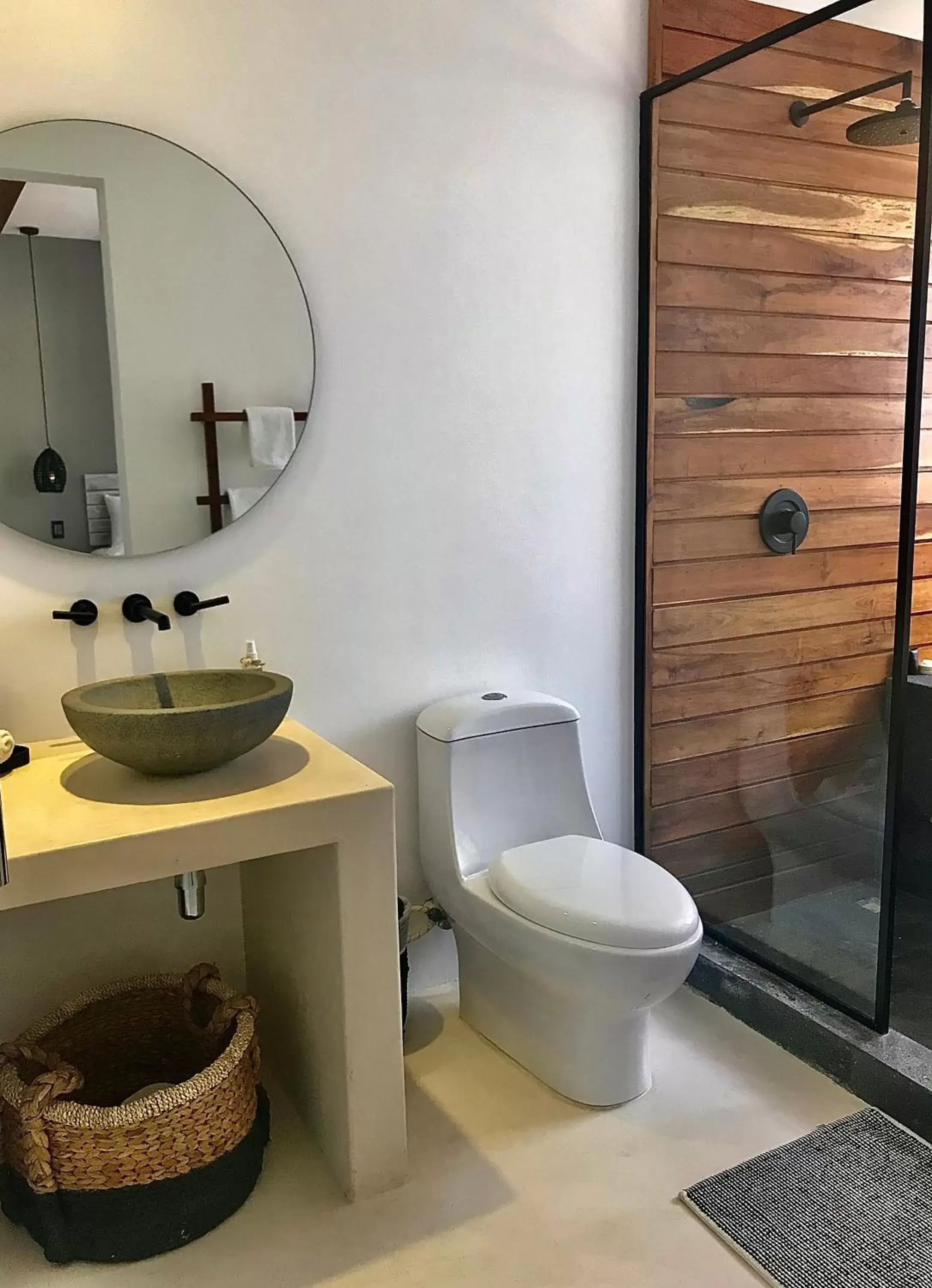 Bathroom in El Brujo Tulum