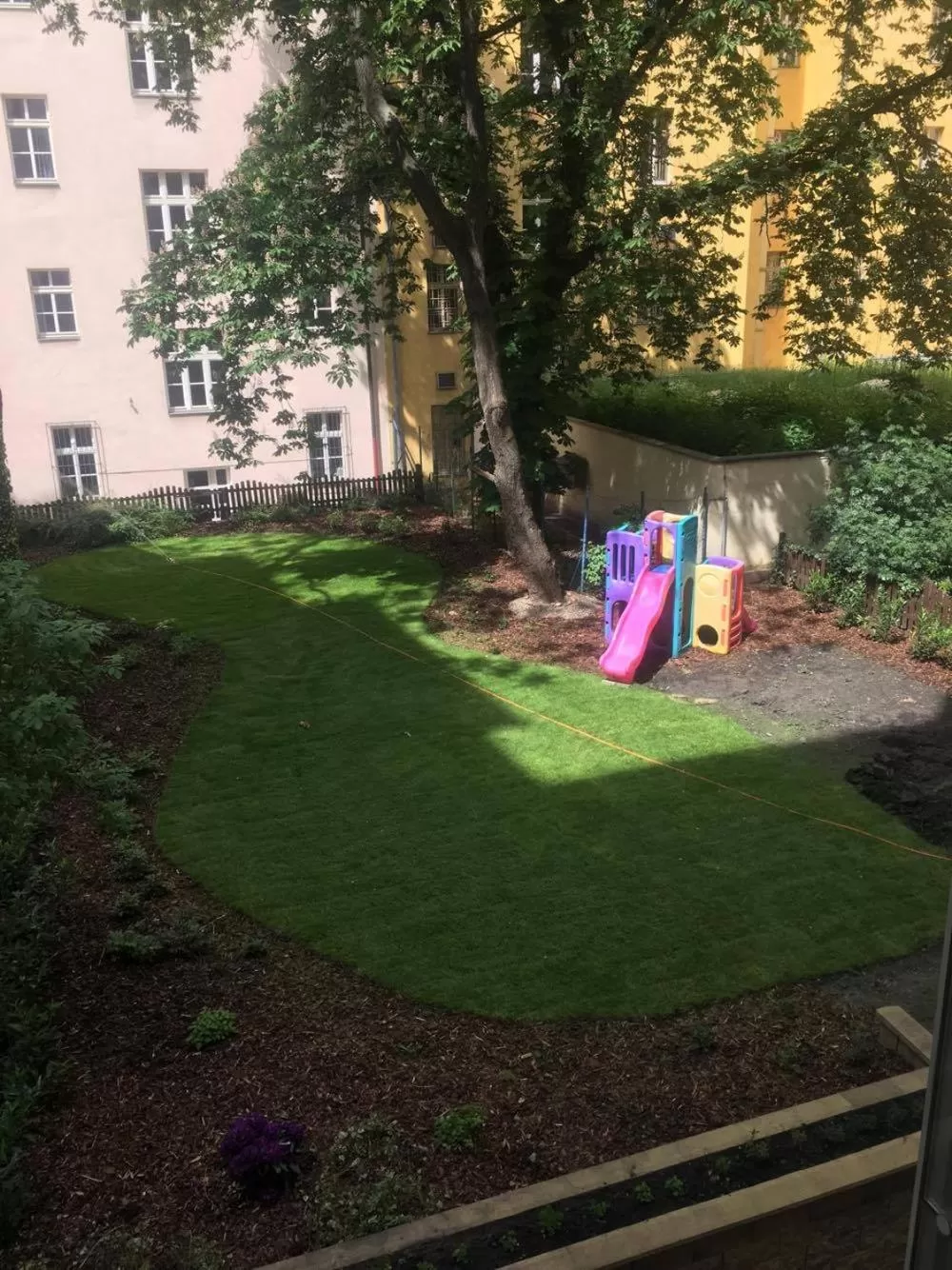 Garden in Legerova 33 Apartments