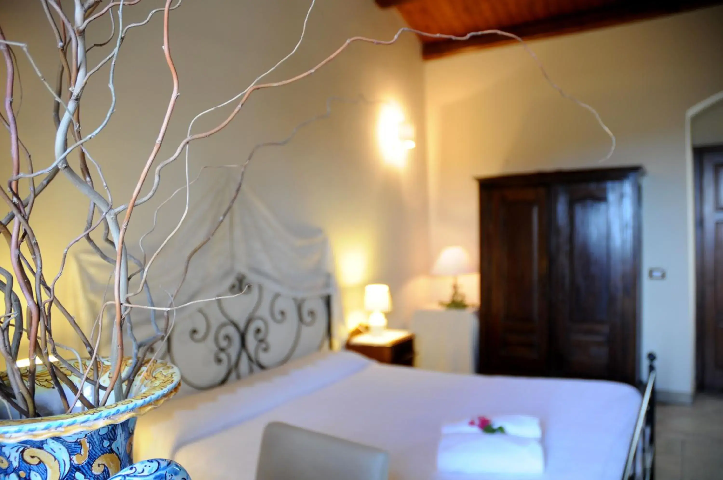 Bedroom, Bed in Torre Don Virgilio Country Hotel Bedroom, Bed in Torre Don Virgilio Country Hotel