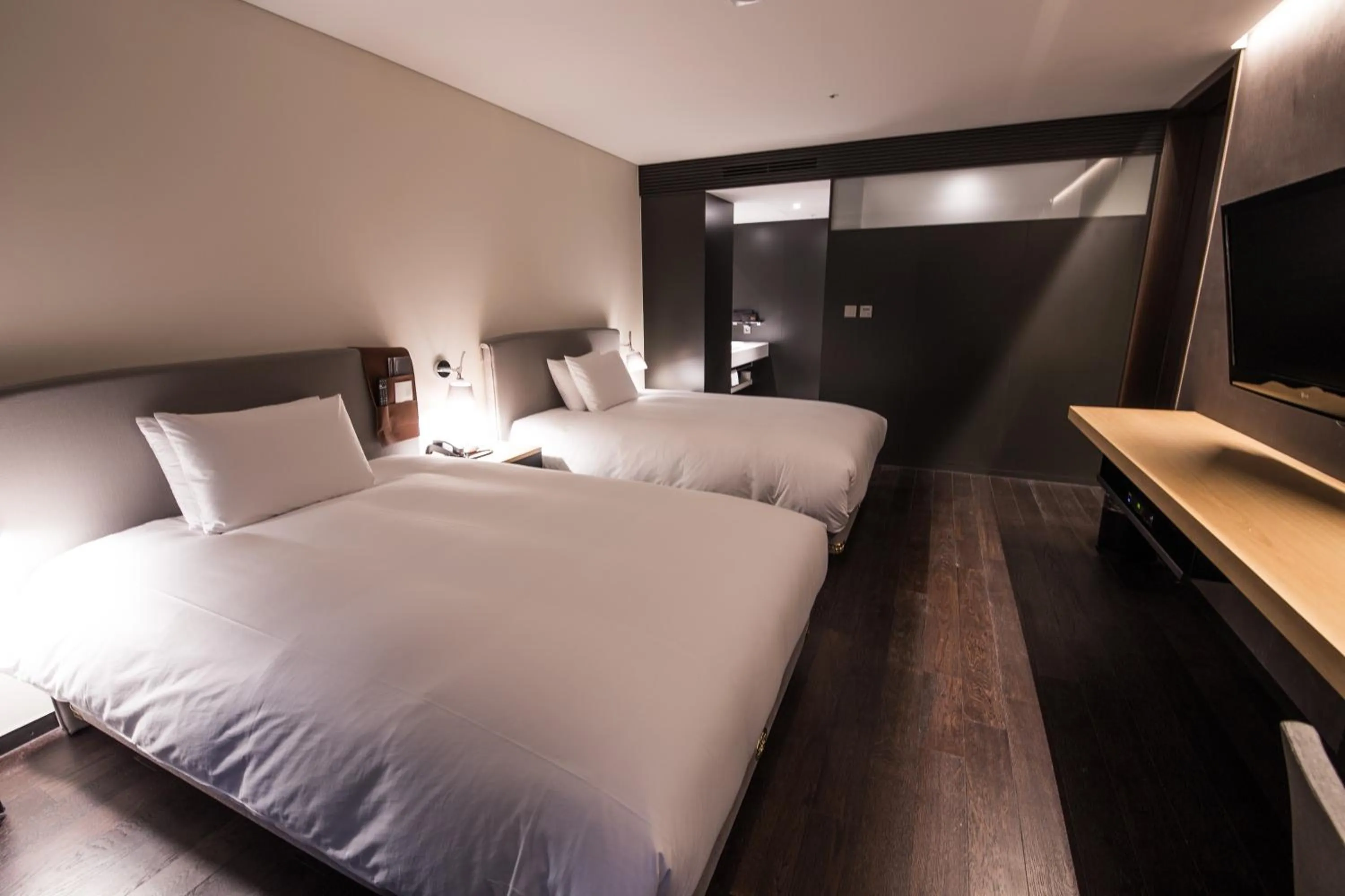 Bed in Maison Glad Jeju