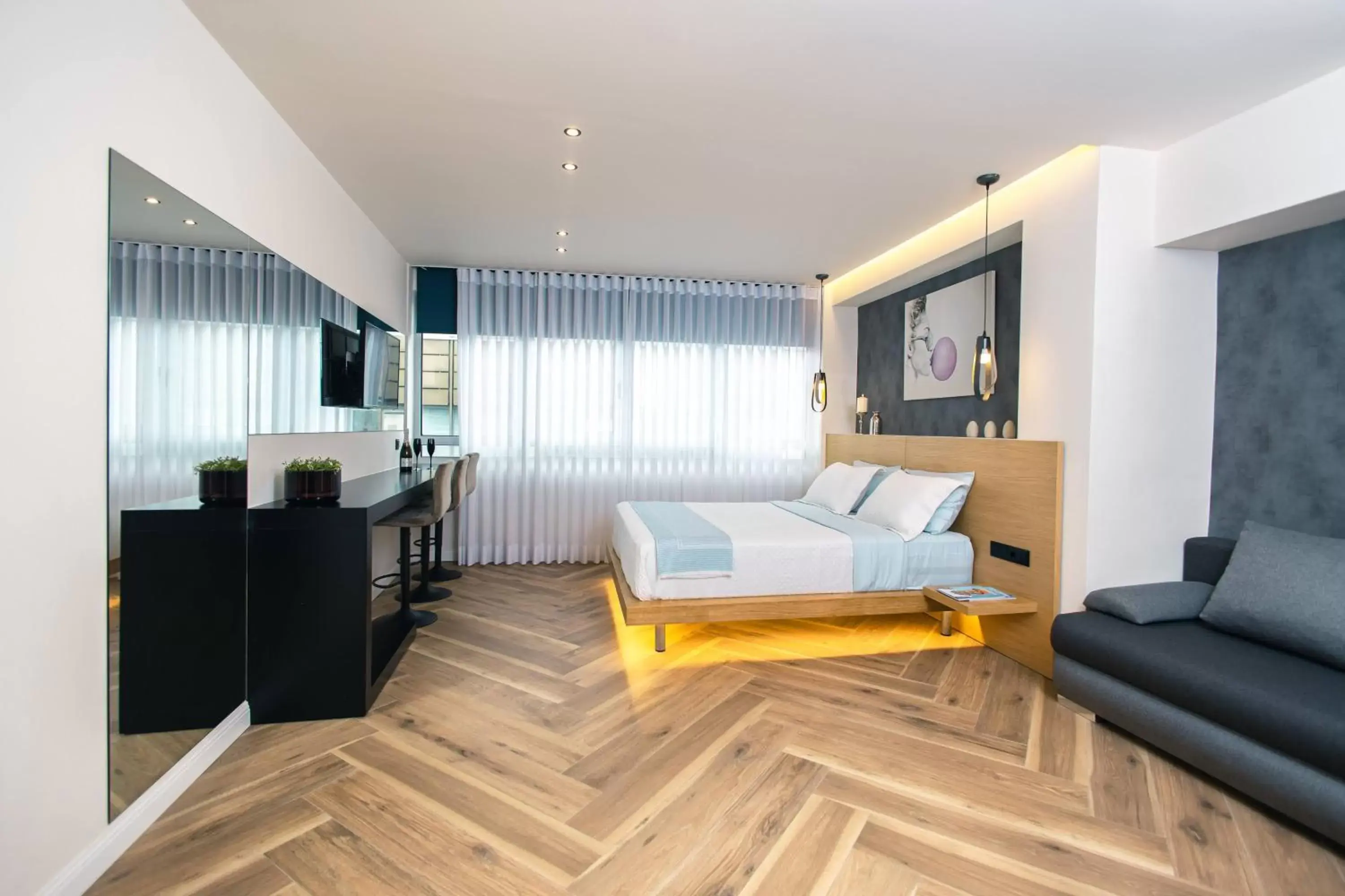 Living room, Seating Area in Triple A - Apartments Accommodation in Prime Location (Between Monastiraki & Syntagma Square)