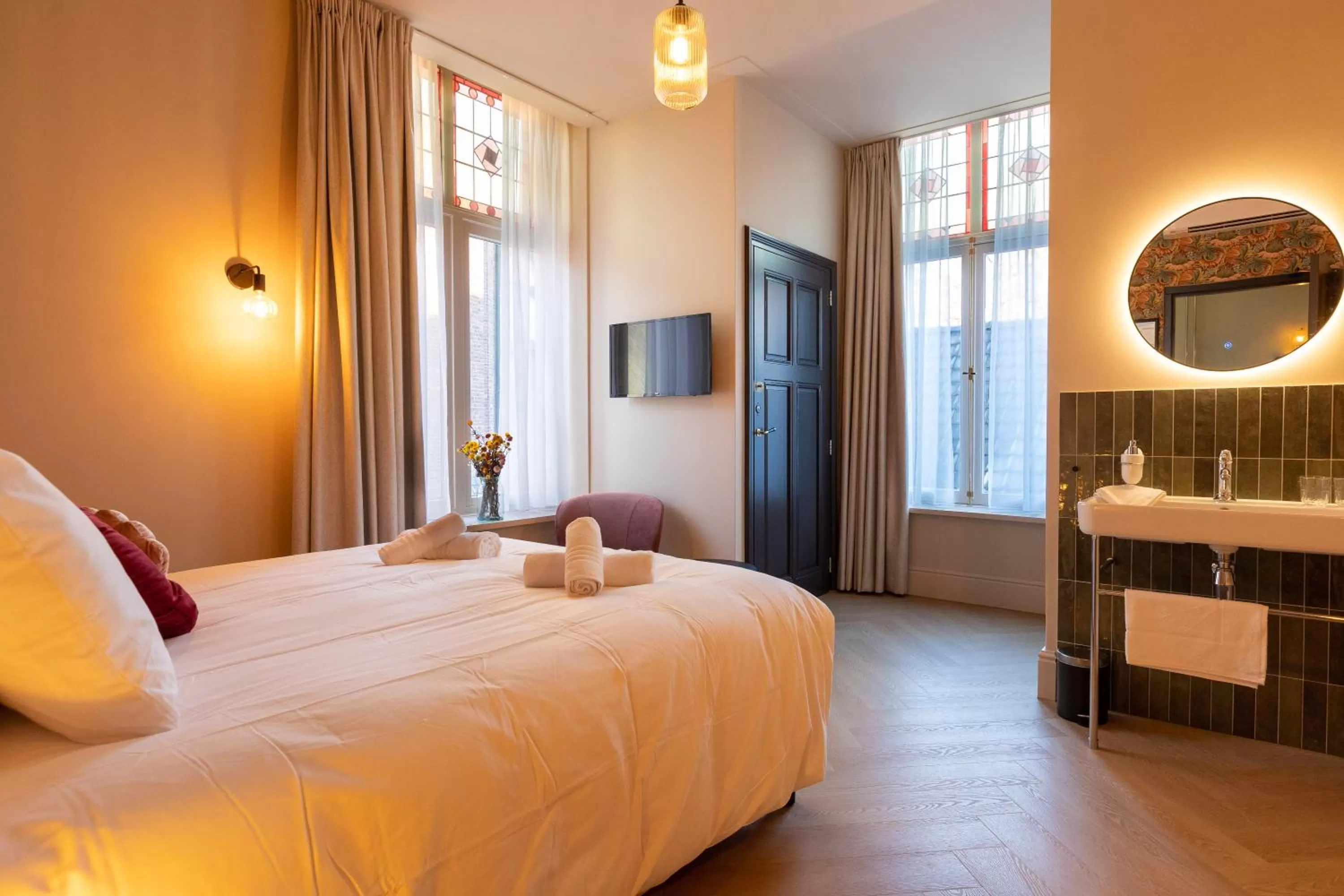 Bed in Hotel bij Jacob