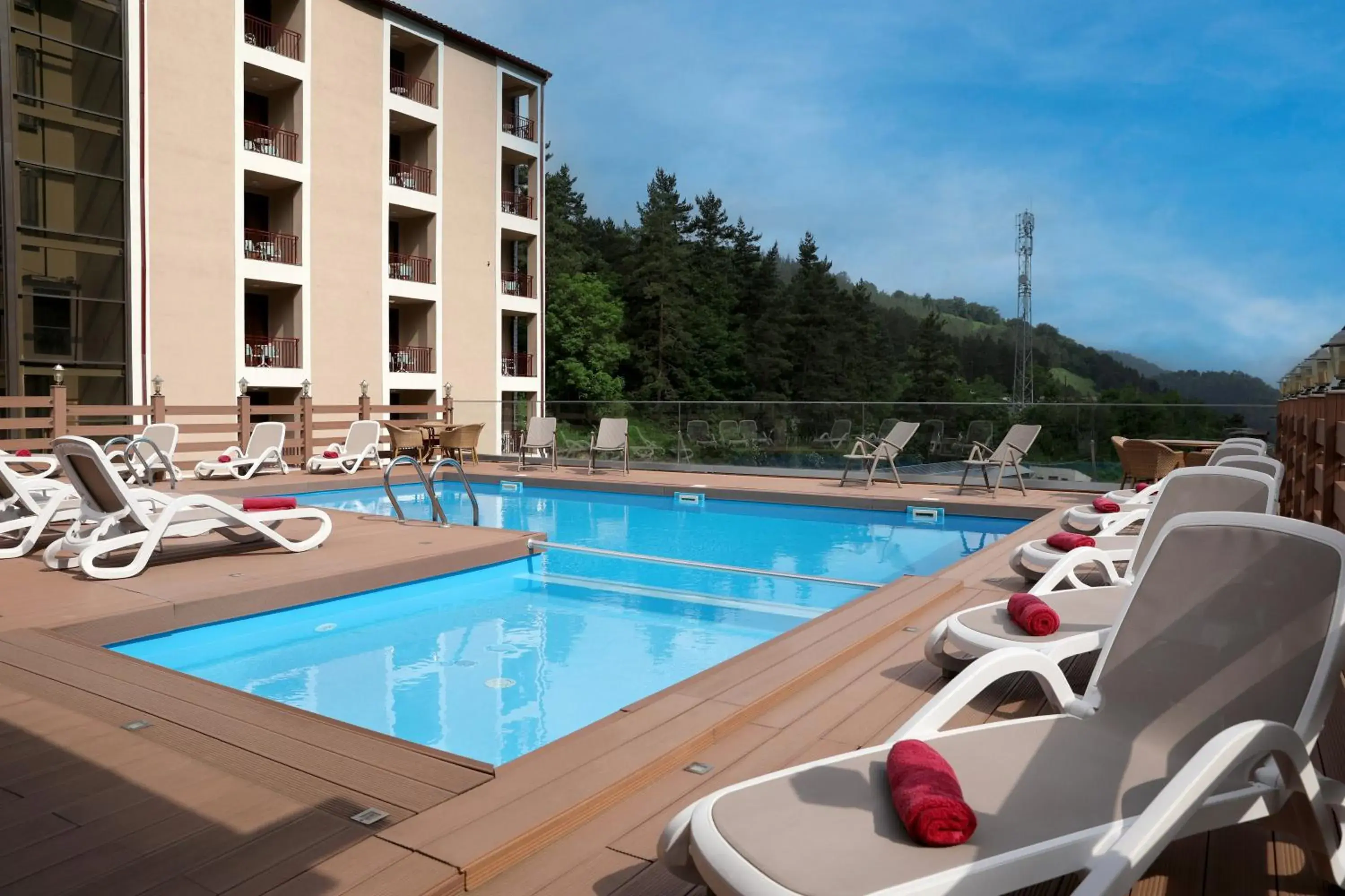 Property building, Swimming Pool in Best Western Plus Paradise Hotel Dilijan
