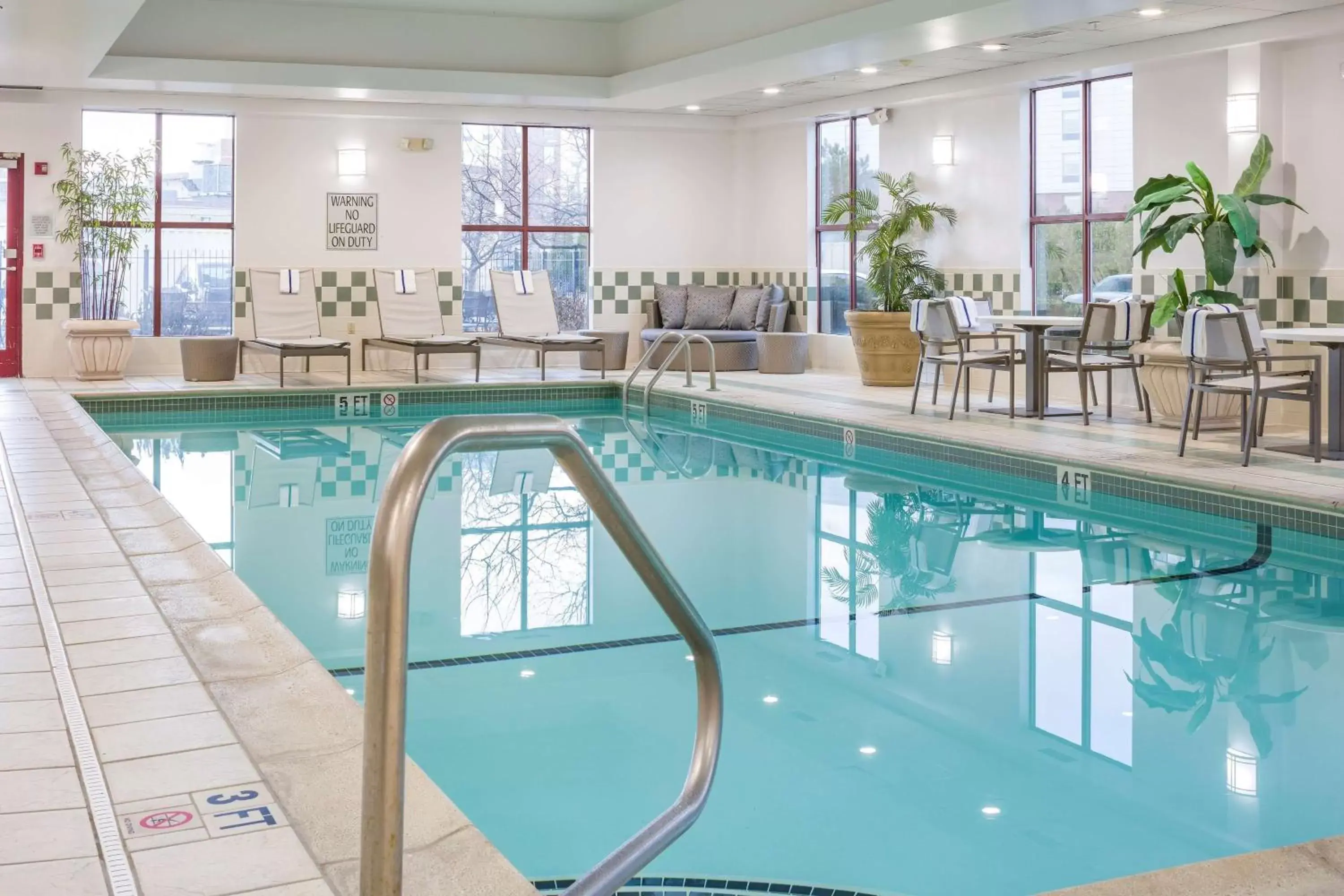 Pool view, Swimming Pool in DoubleTree by Hilton Boston Logan Airport Chelsea