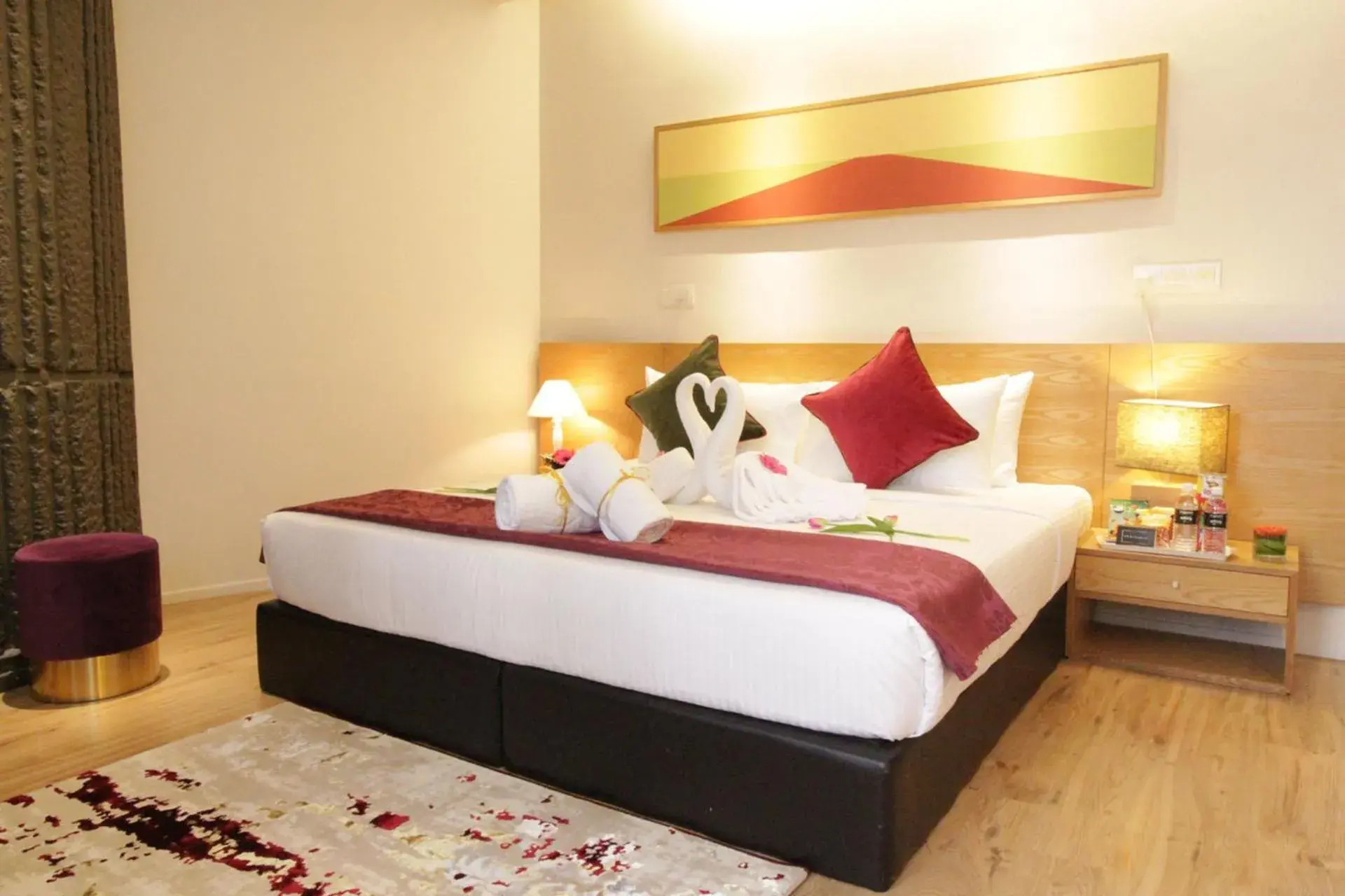 Bed in de King Boutique Hotel KLCC