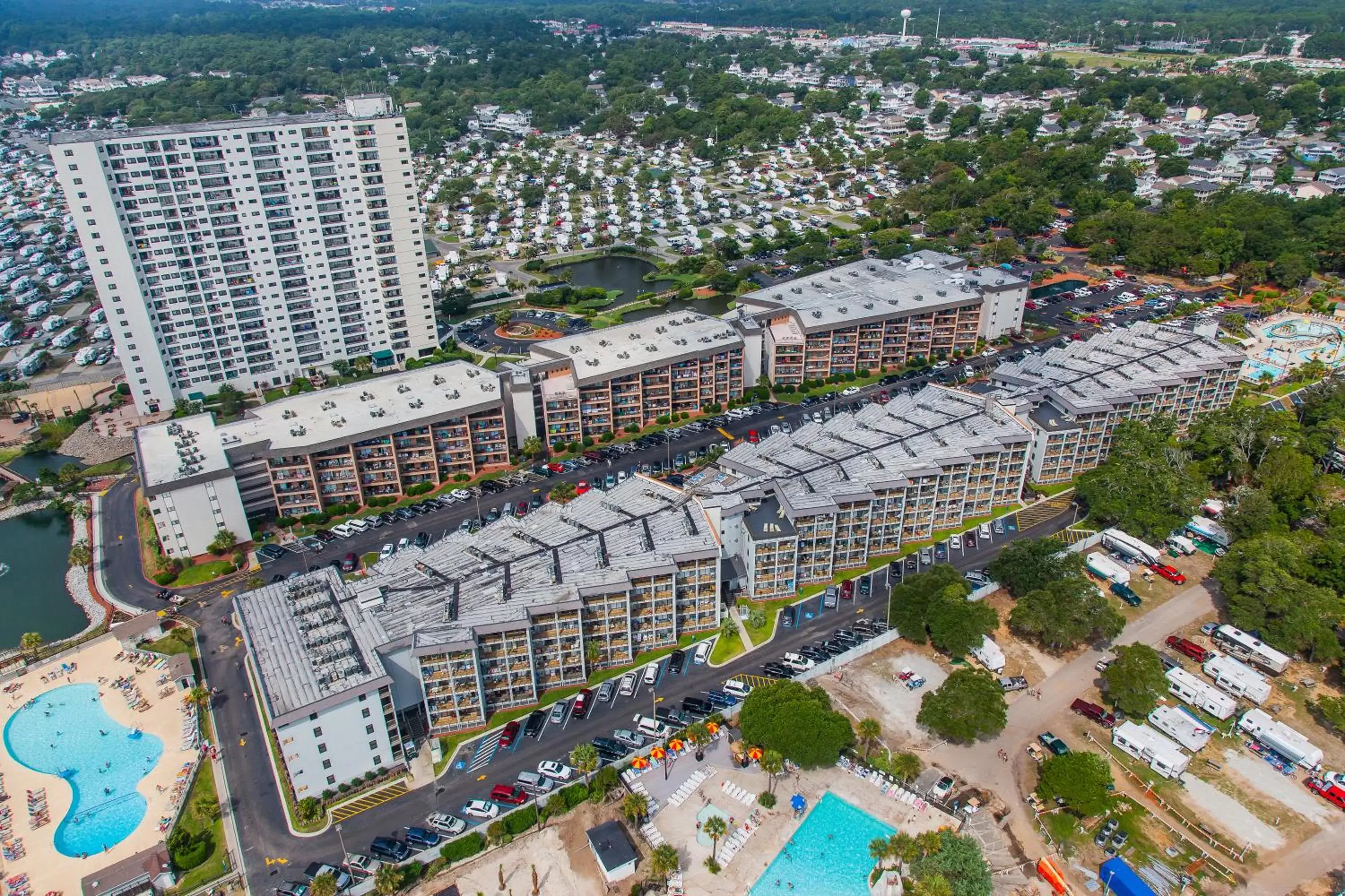 Bird's eye view, Bird's-eye View in Myrtle Beach Resort