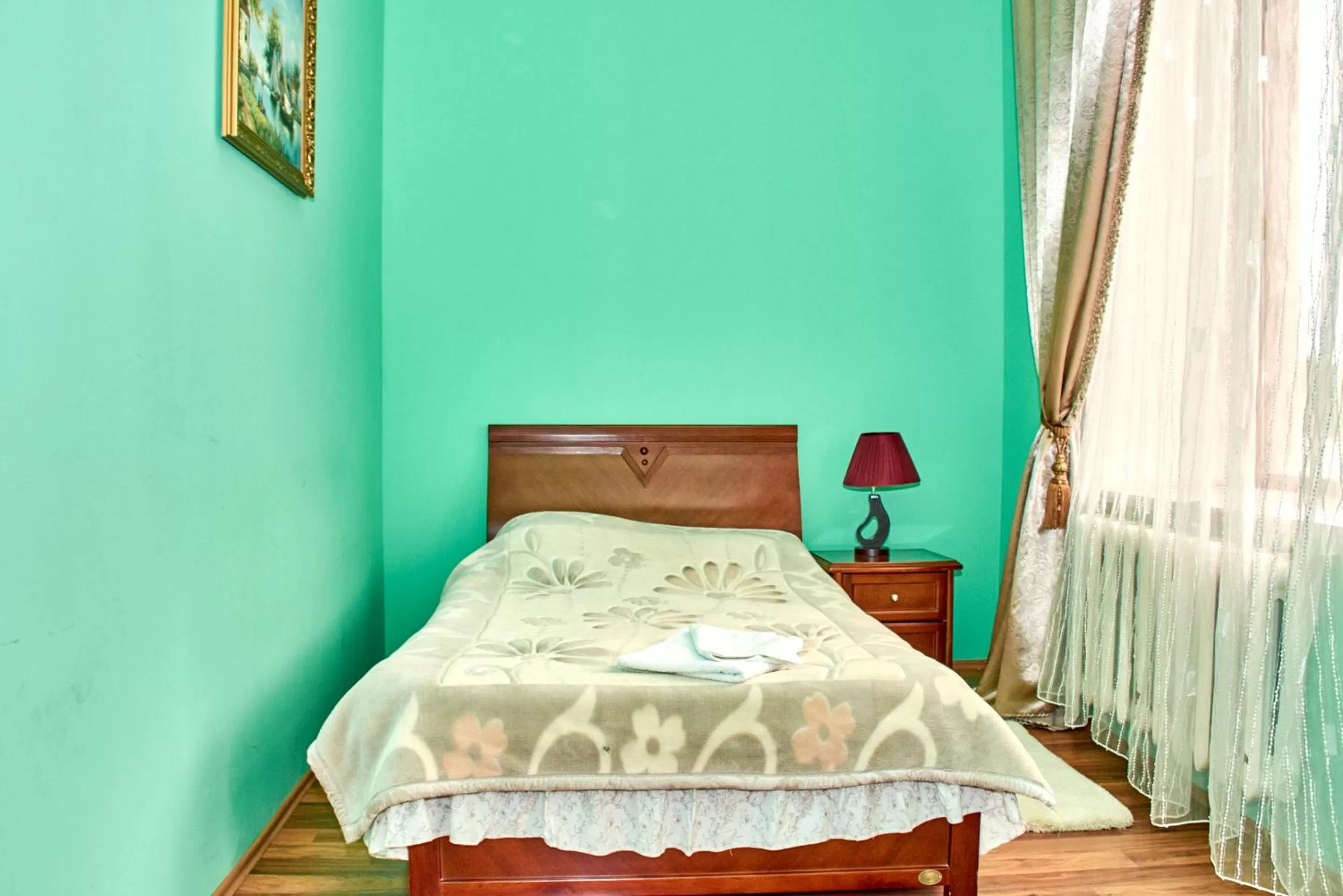 Bed in Hotel Art-Seg