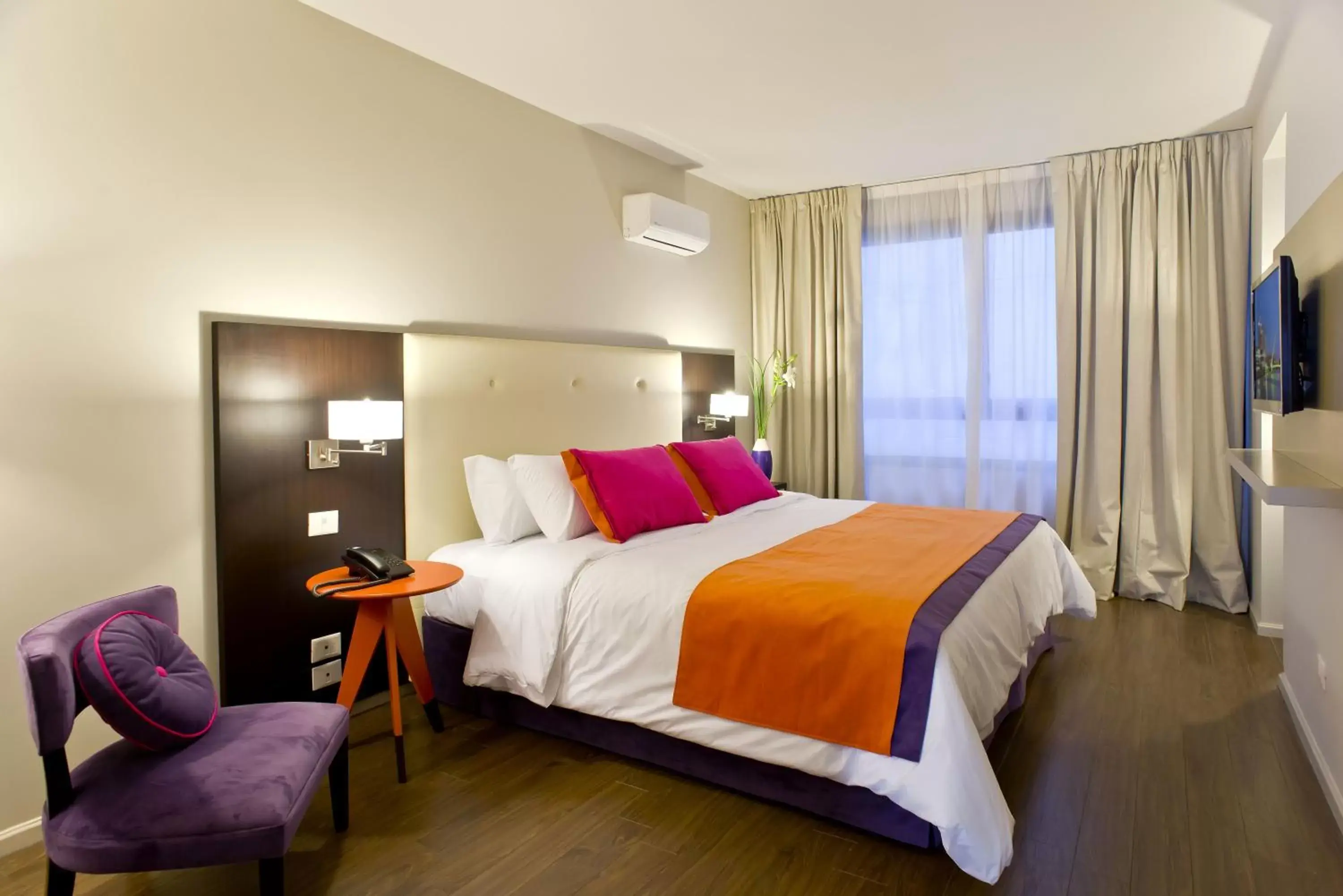 Bed in Bulnes Eco Suites