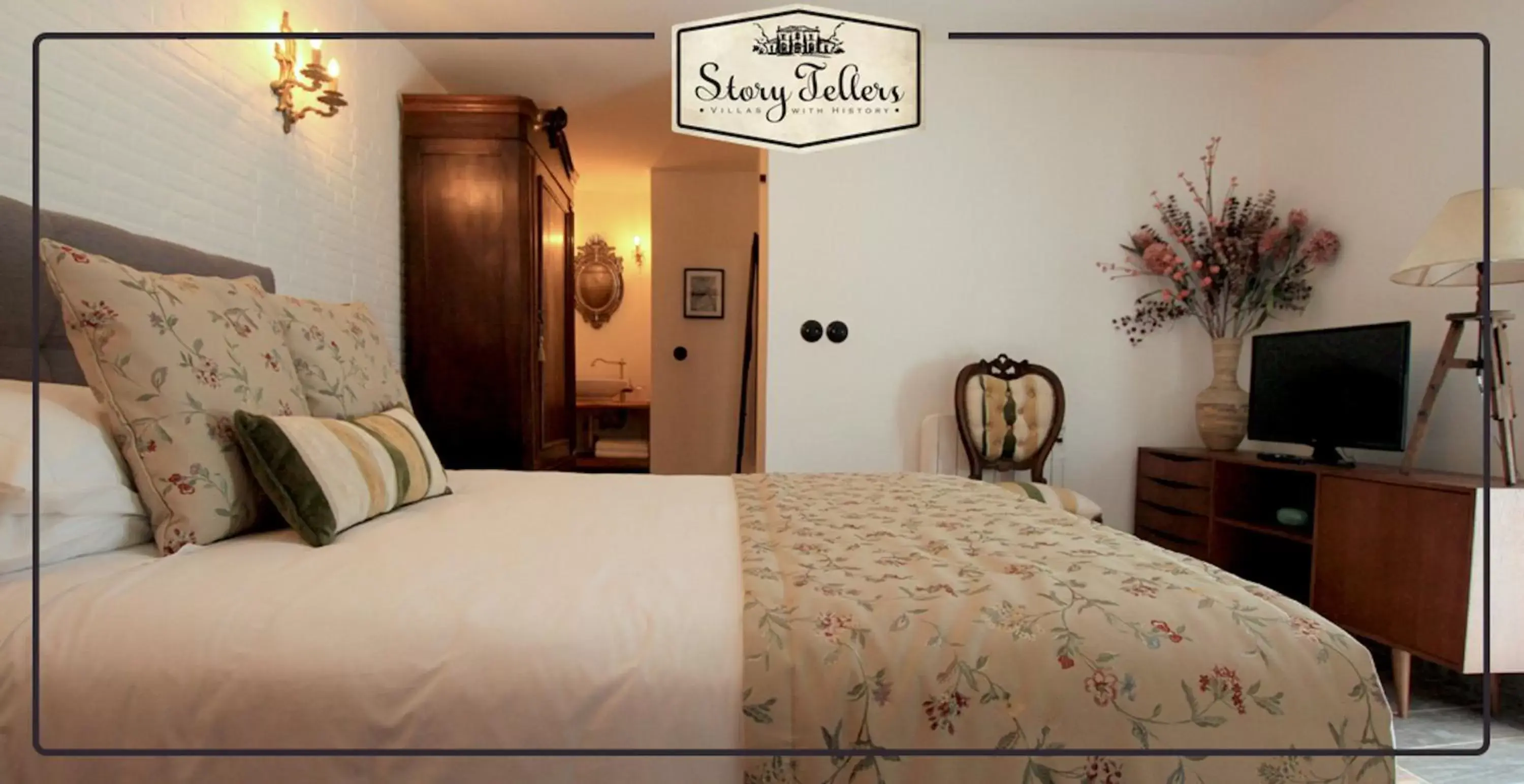 Bed in Storytellers Villas