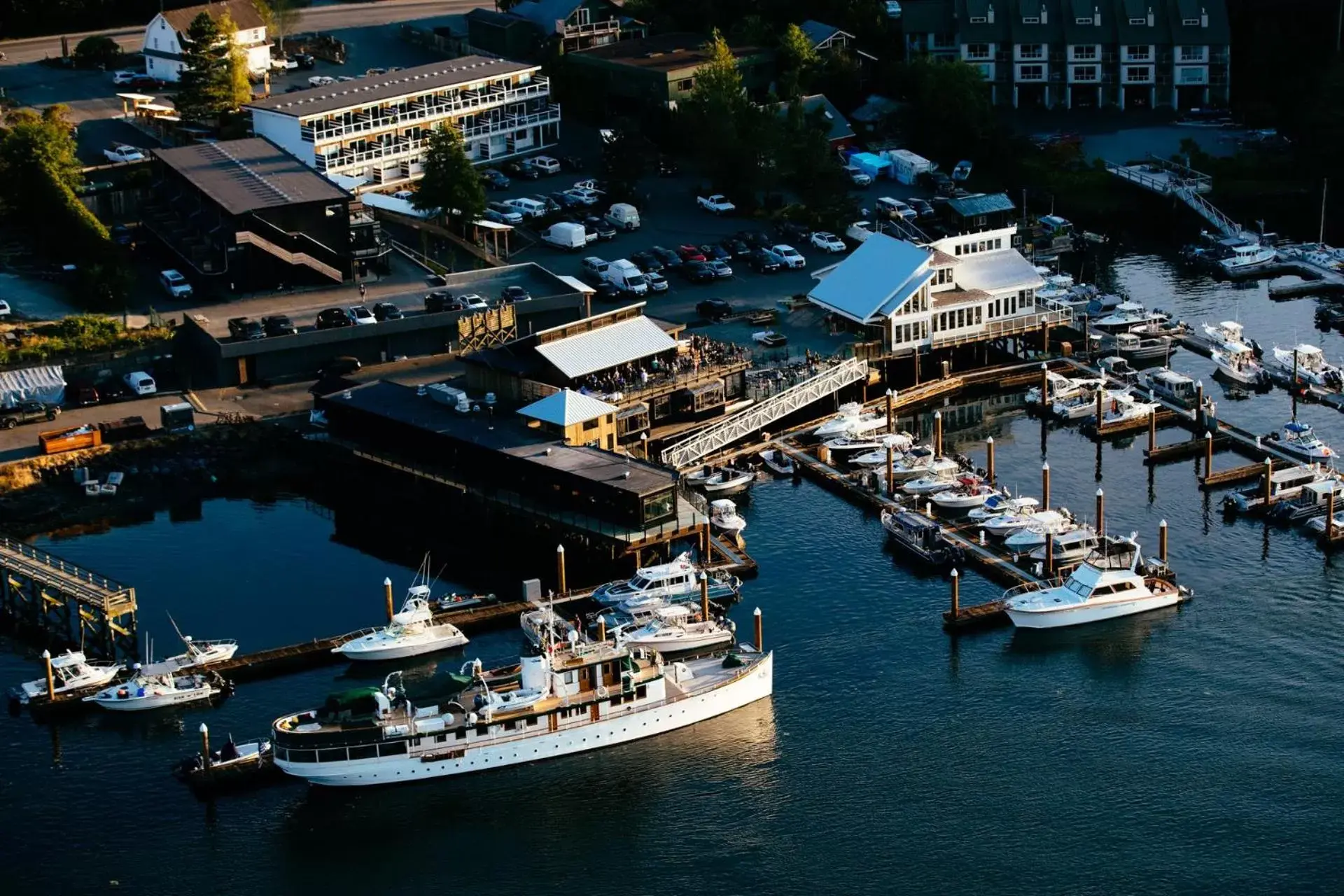 Property building, Bird's-eye View in Tofino Resort + Marina