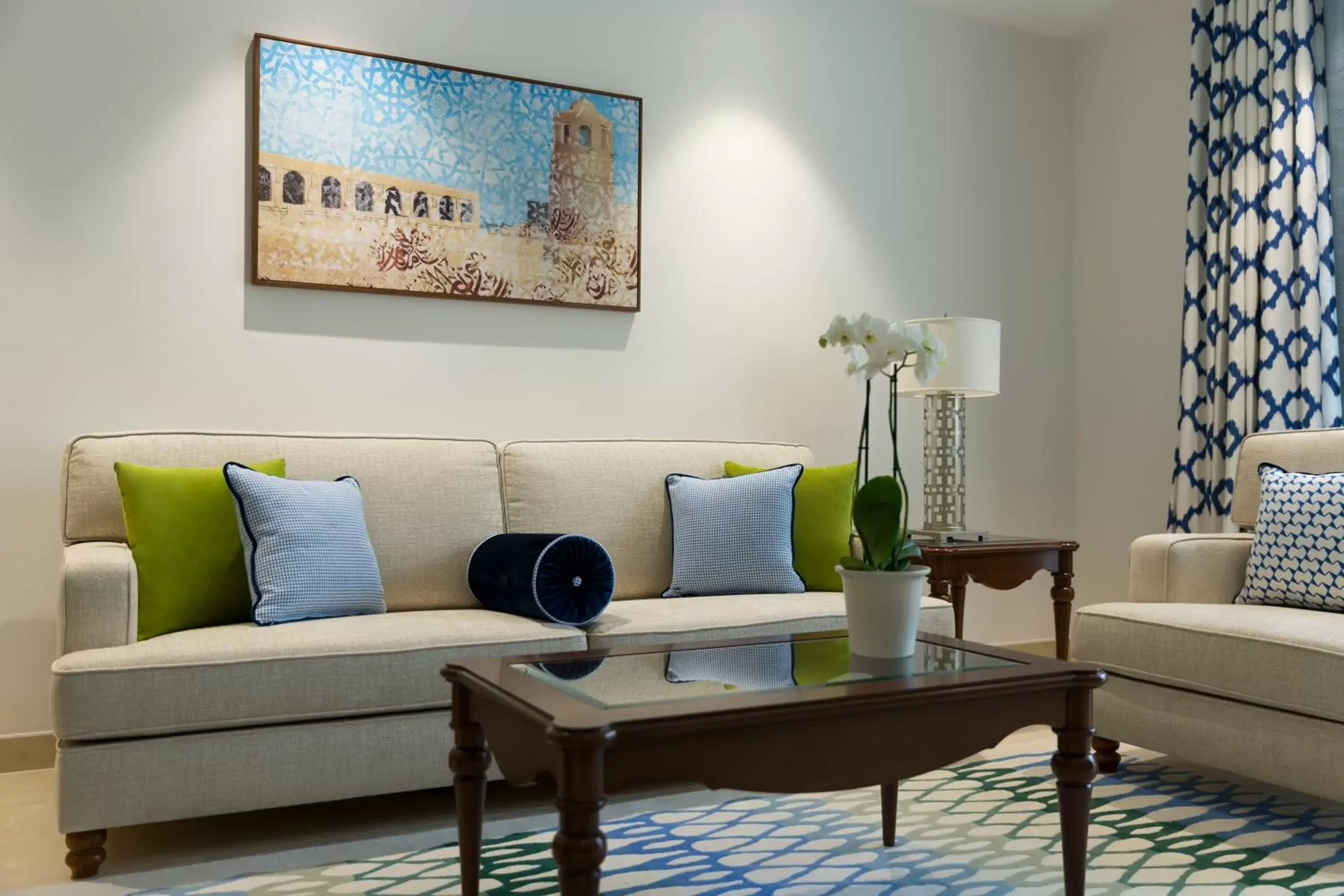 Living room, Seating Area in Al Najada Doha Hotel Apartments by Oaks