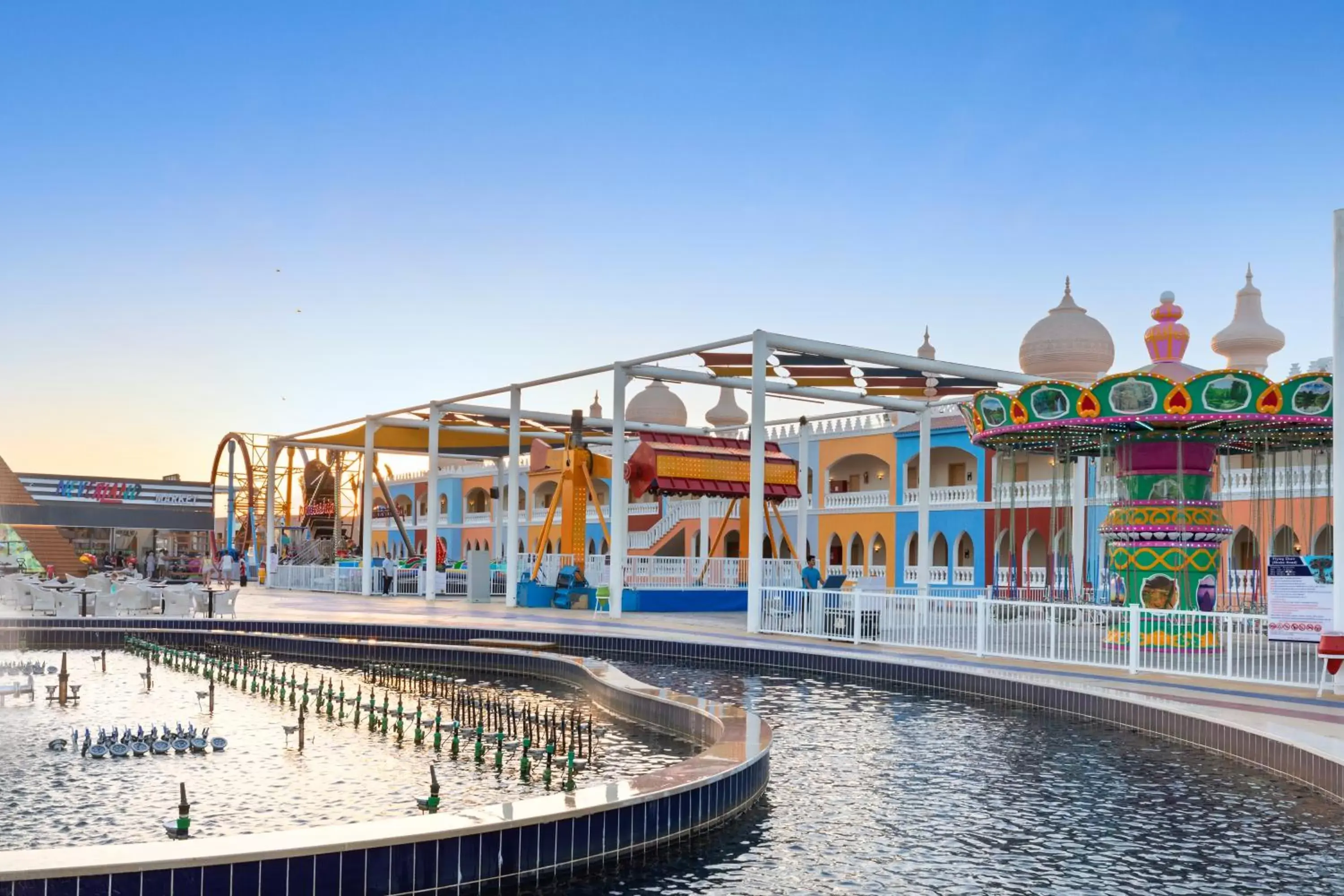 Natural landscape, Swimming Pool in Pickalbatros Jungle Aqua Park - Neverland Hurghada