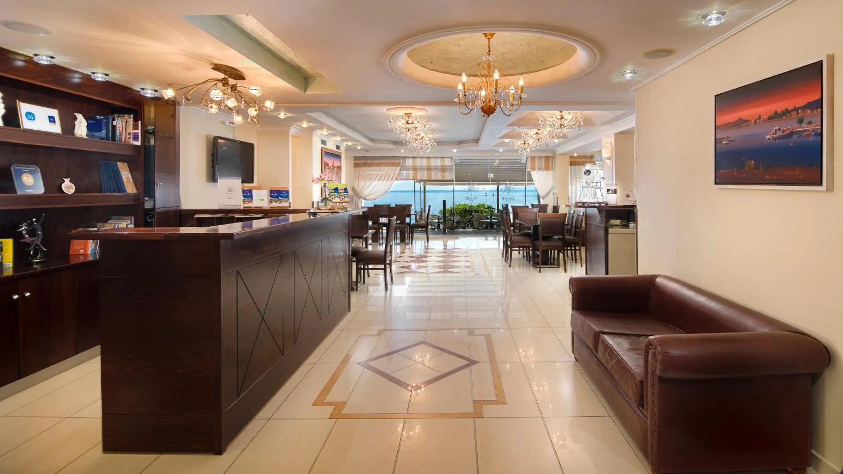 Lobby or reception, Restaurant/Places to Eat in Ilia Mare