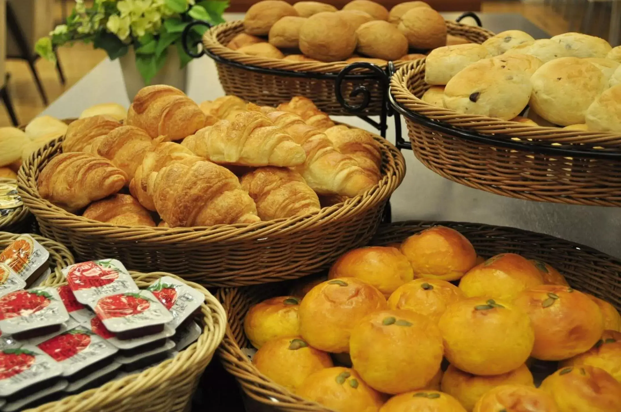 Continental breakfast in JR Inn Sapporo Continental breakfast in JR Inn Sapporo