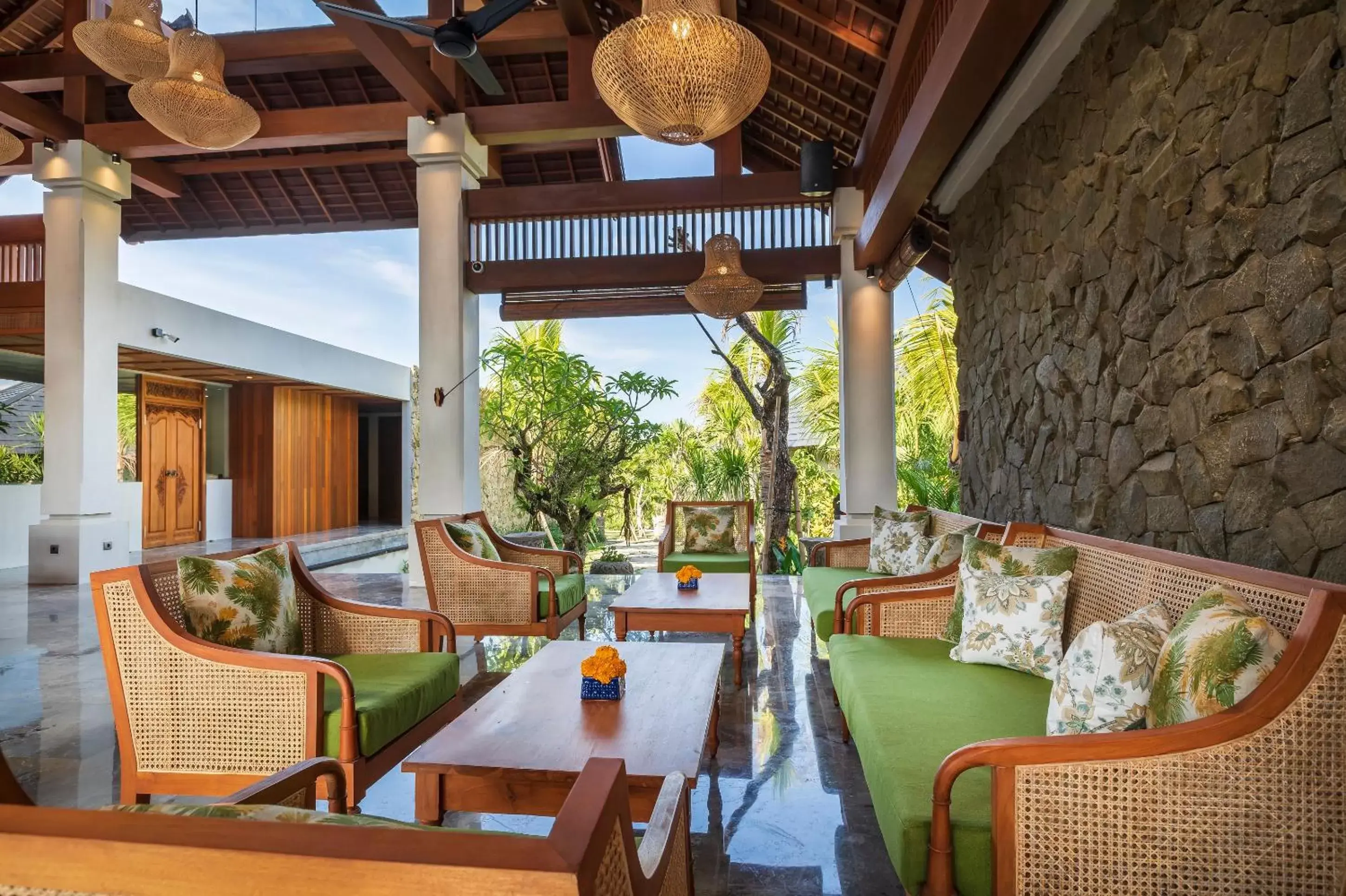 Balcony/Terrace, Restaurant/Places to Eat in Adiwana Unagi Suites
