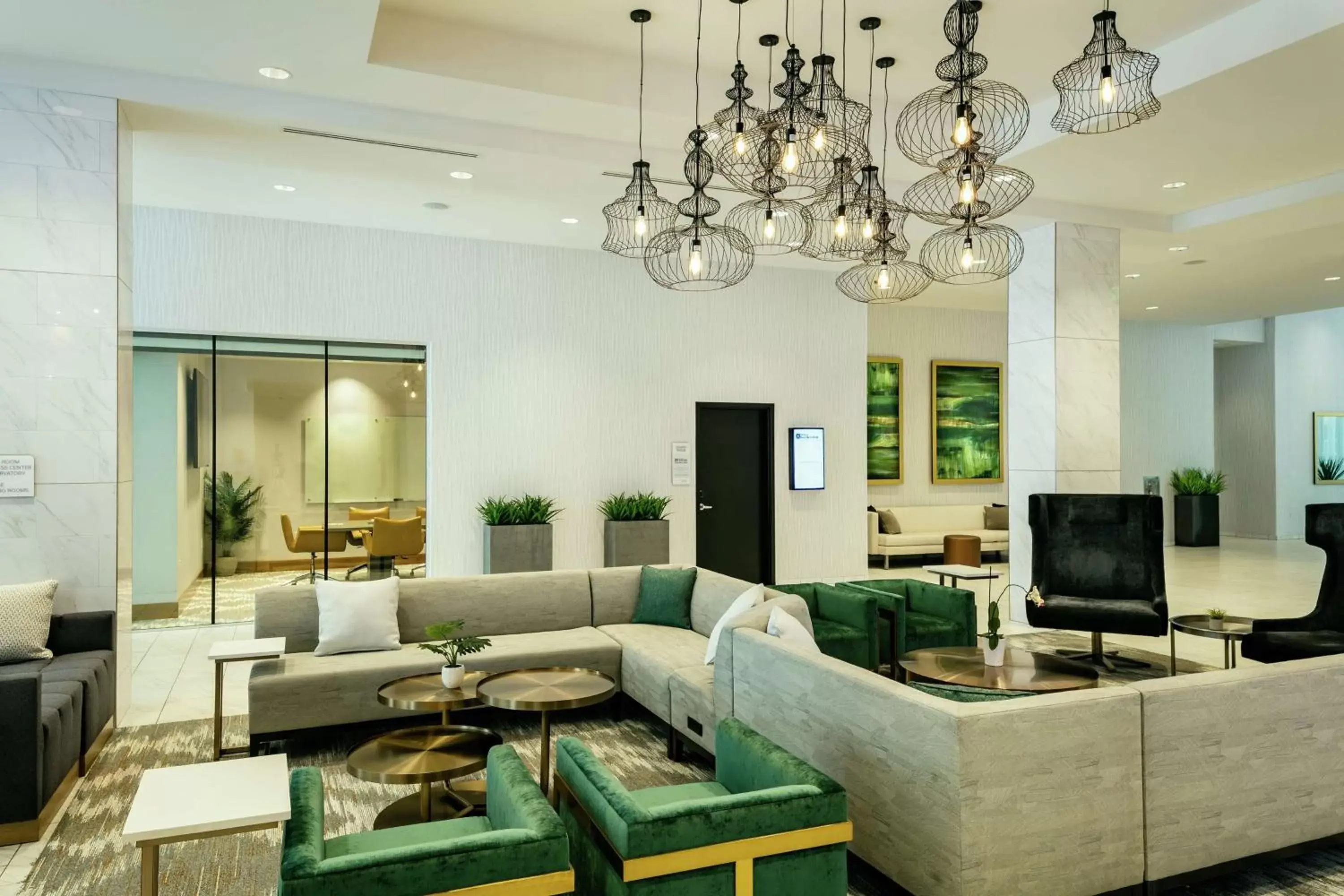 Lobby or reception in Hilton Garden Inn Seattle Bellevue Downtown, WA Lobby or reception in Hilton Garden Inn Seattle Bellevue Downtown, WA